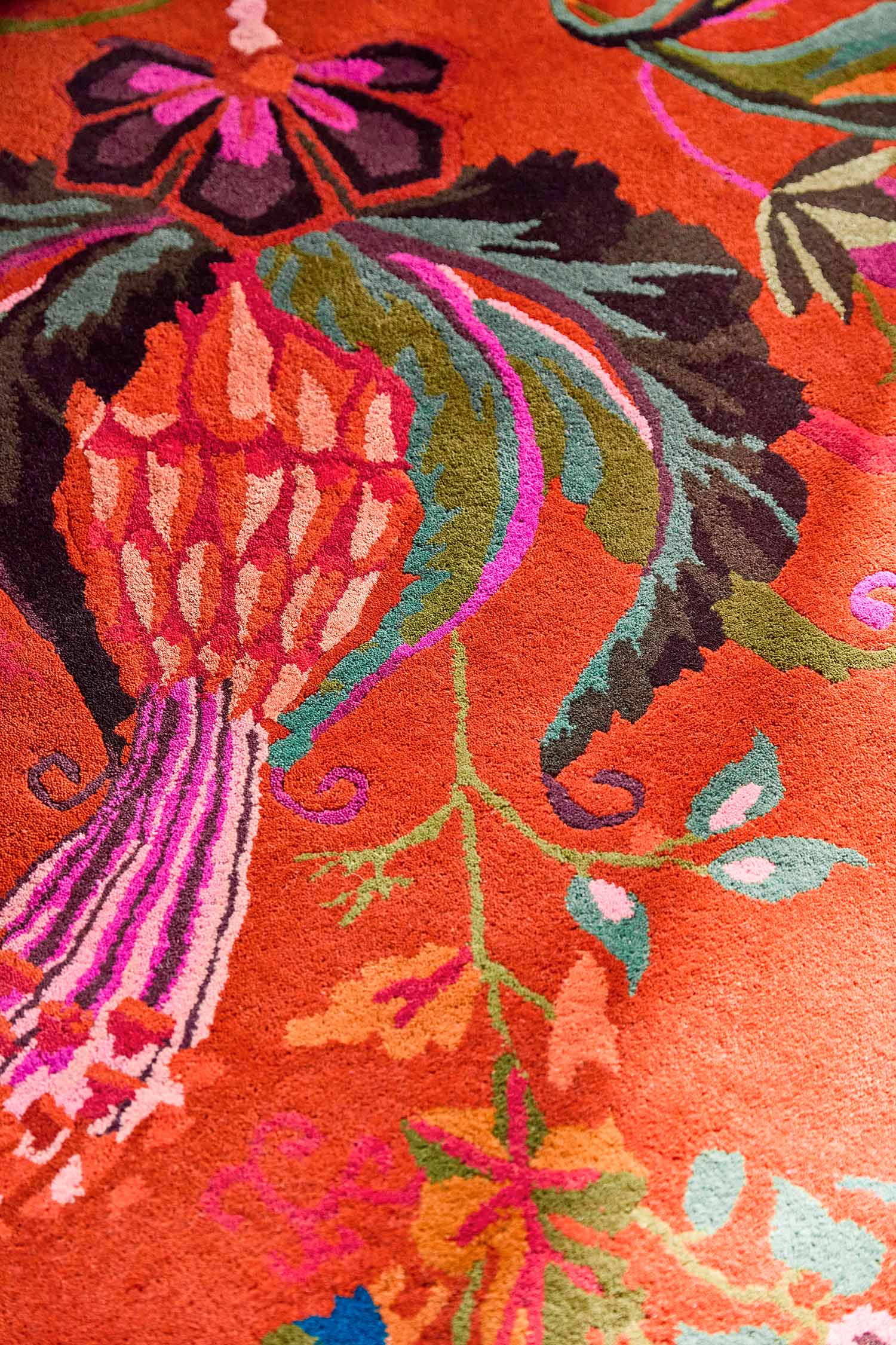 Dywan WONDERLAND FLORAL AMBER LAPIS czerwony