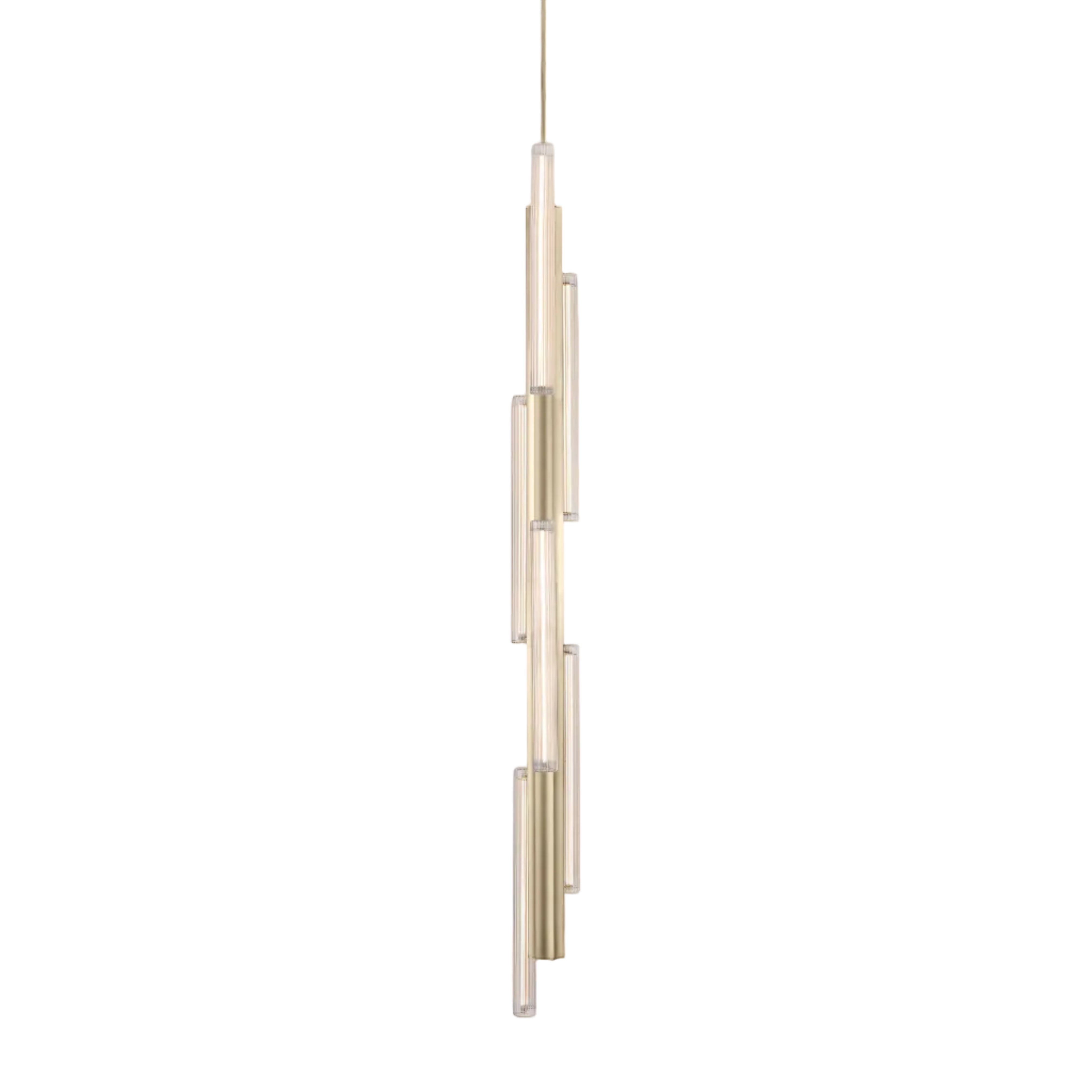 HAIL TALL Pendant Lamp in Brushed Gold