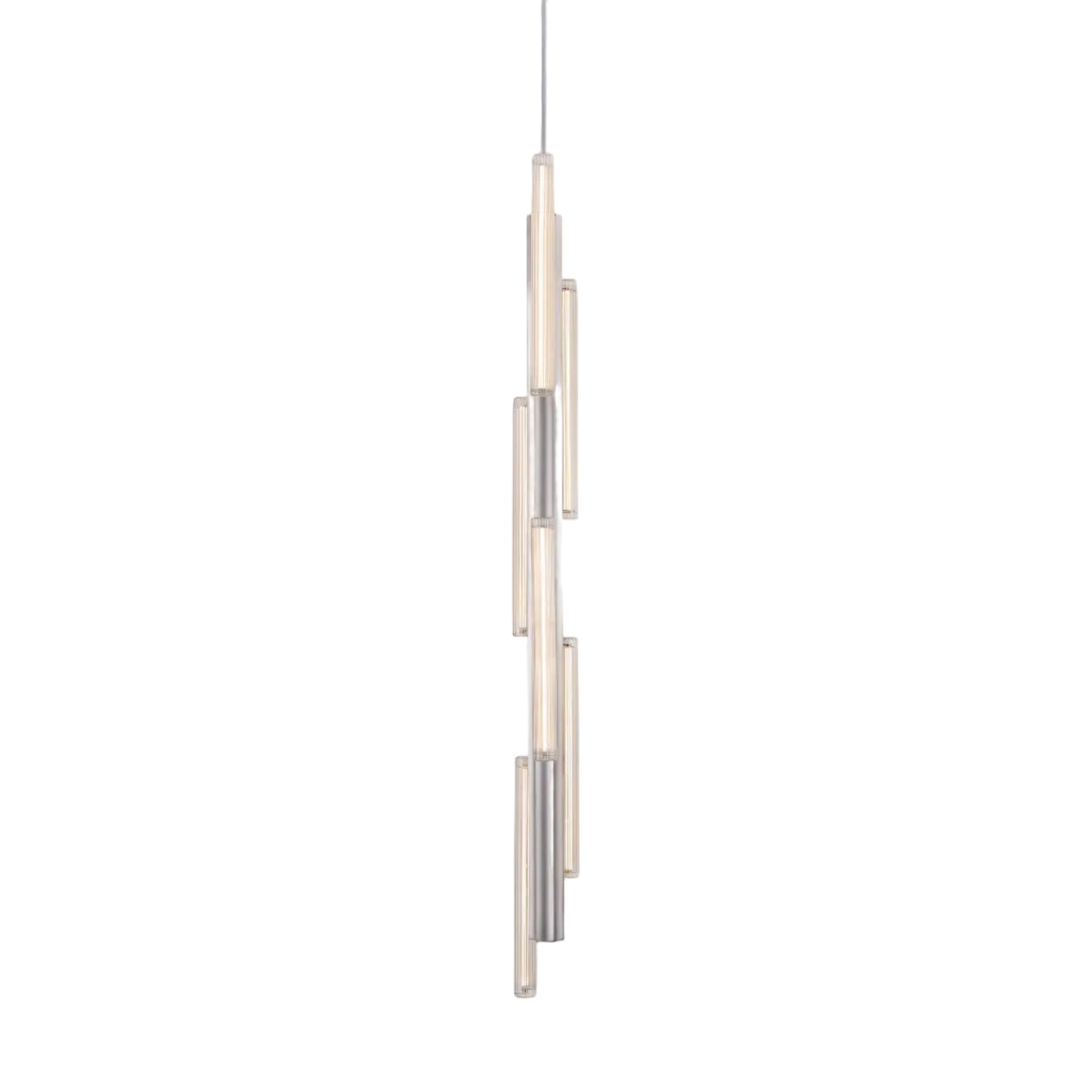 HAIL TALL Pendant Lamp in Brushed Silver