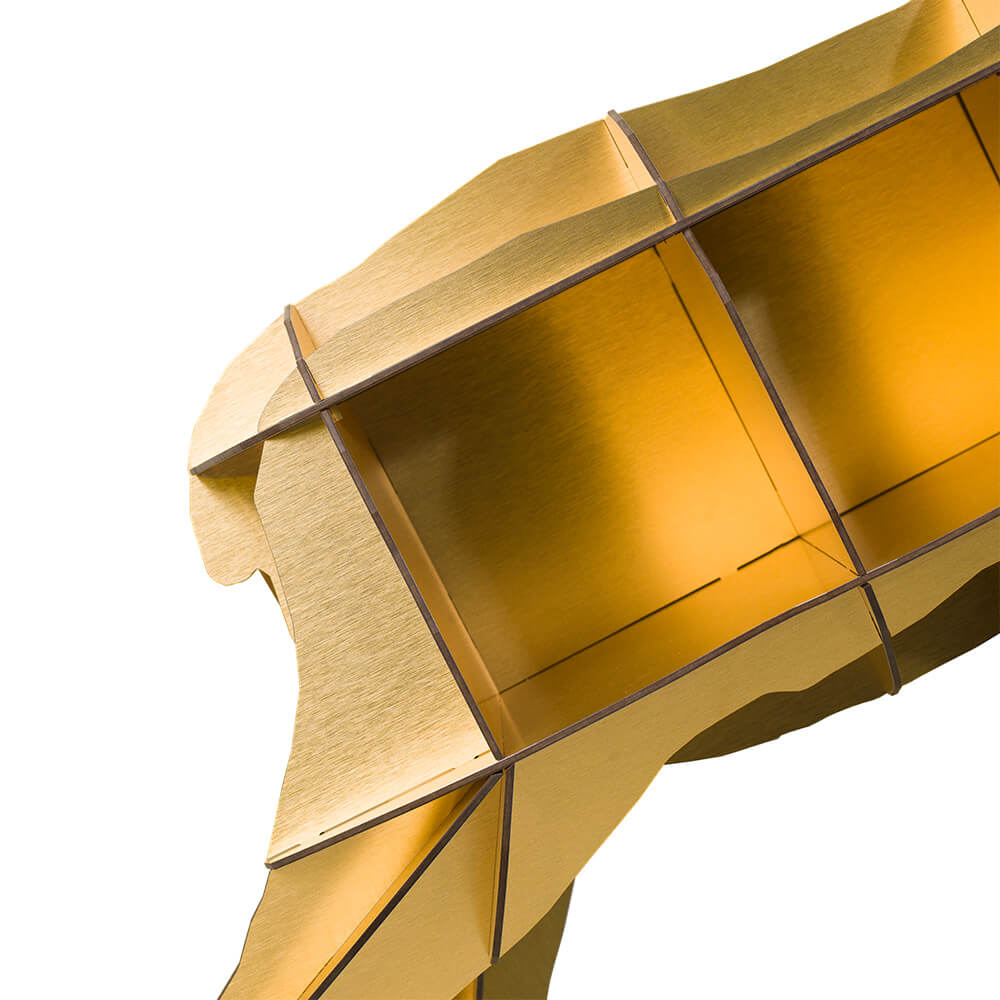 HORACE gold wall shelf