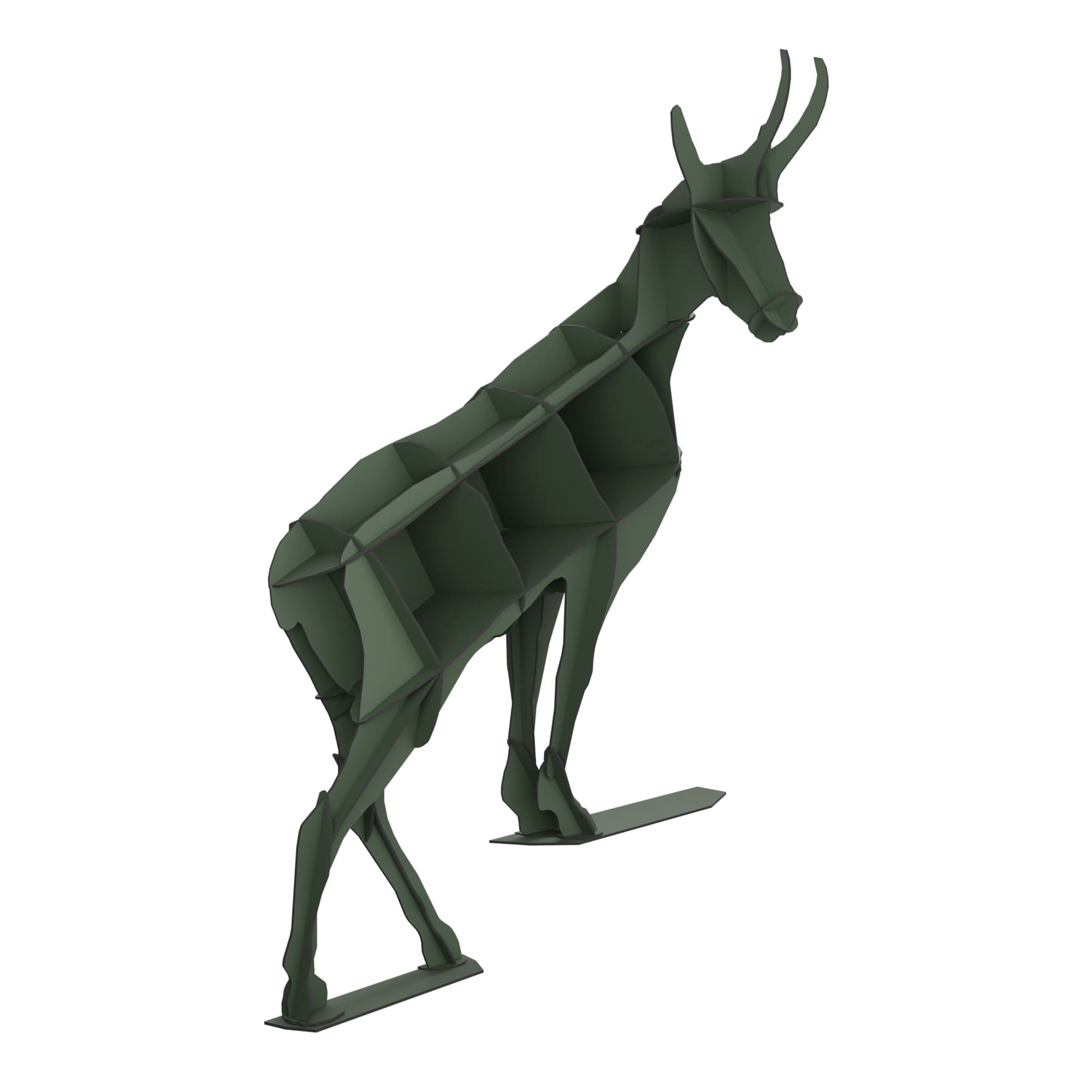 HORACE dark green wall shelf