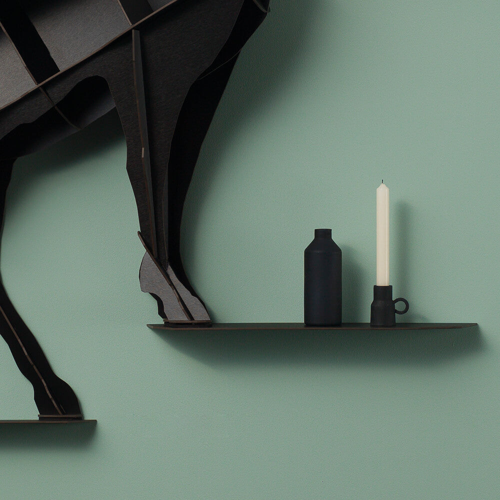 HORACE black wall shelf