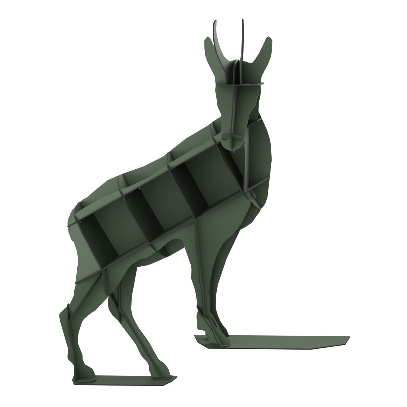 HORACE dark green wall shelf