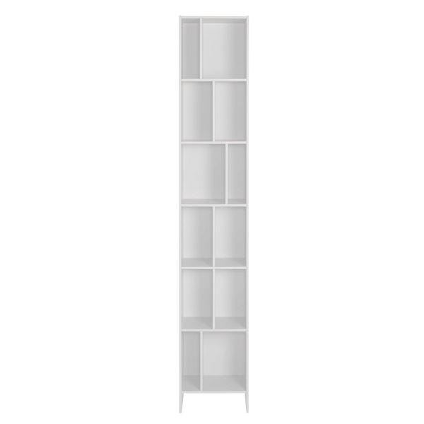 House bookcase white veneer