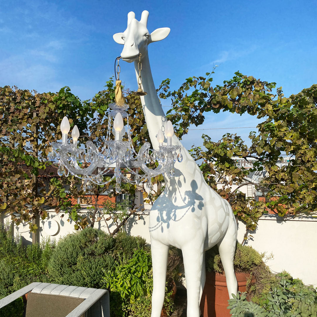 Außenlampe GIRAFFE IN LOVE M rosa