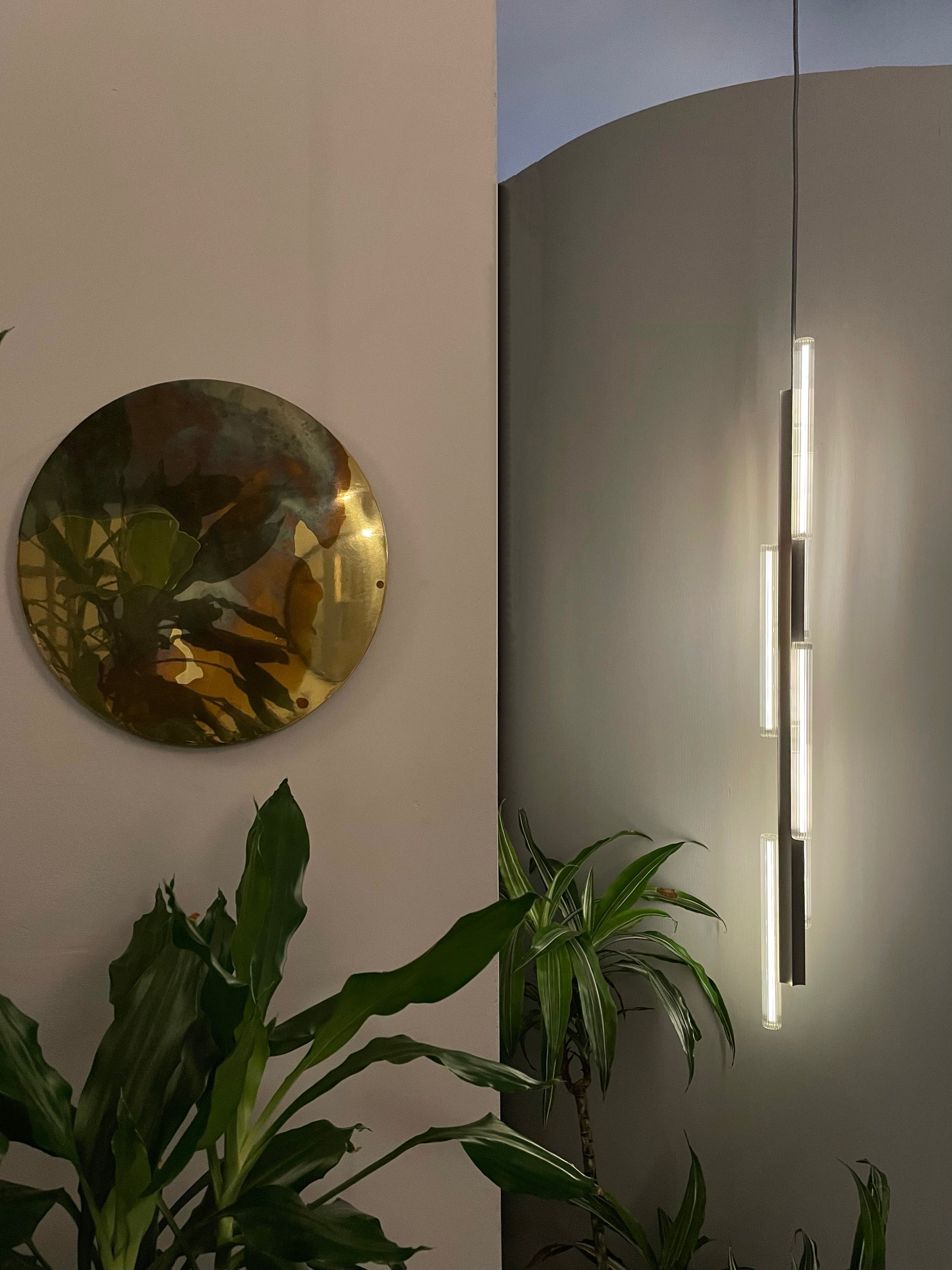 HAIL TALL Pendant Lamp in Brushed Gold