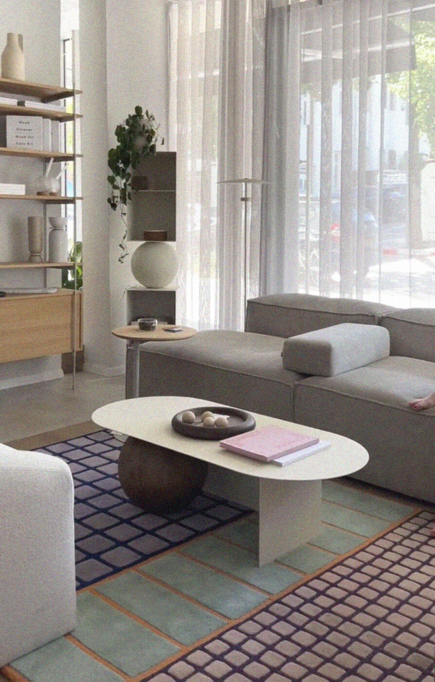 FUKU LONG Coffee Table in Steel and Wood