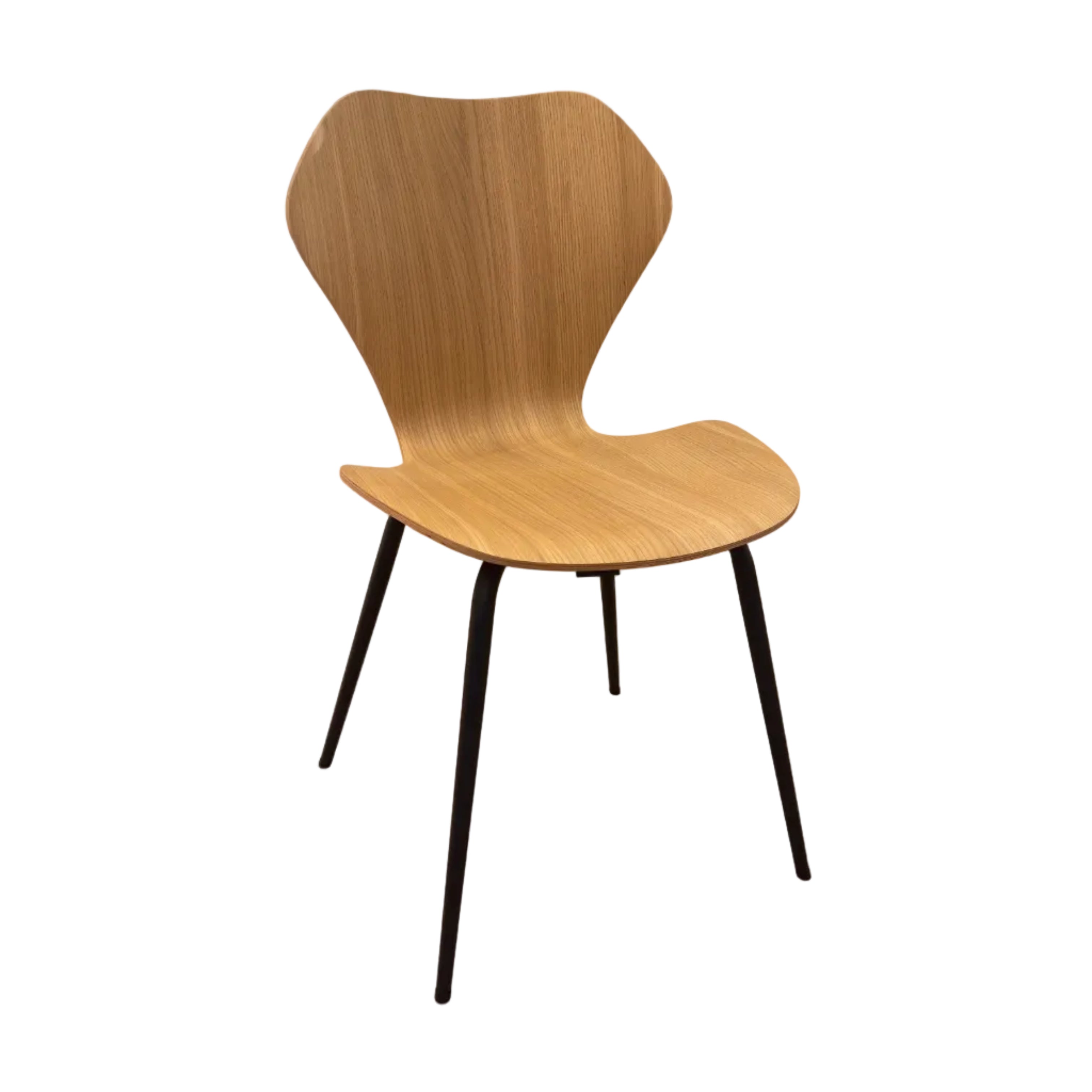KA237 CLASSIC Chair in natural oak with a black base - display model