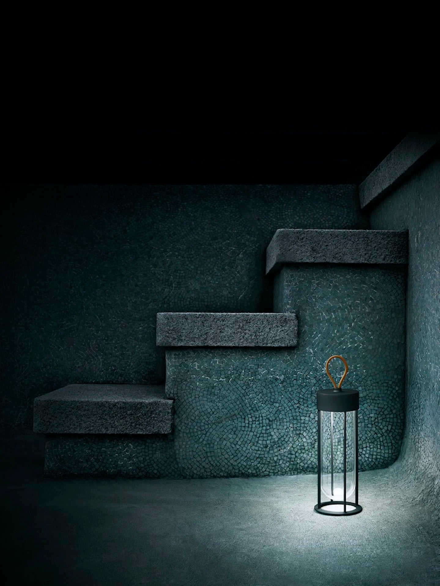 Tragbare Lampe IN VITRO UNPLUGGED weiß