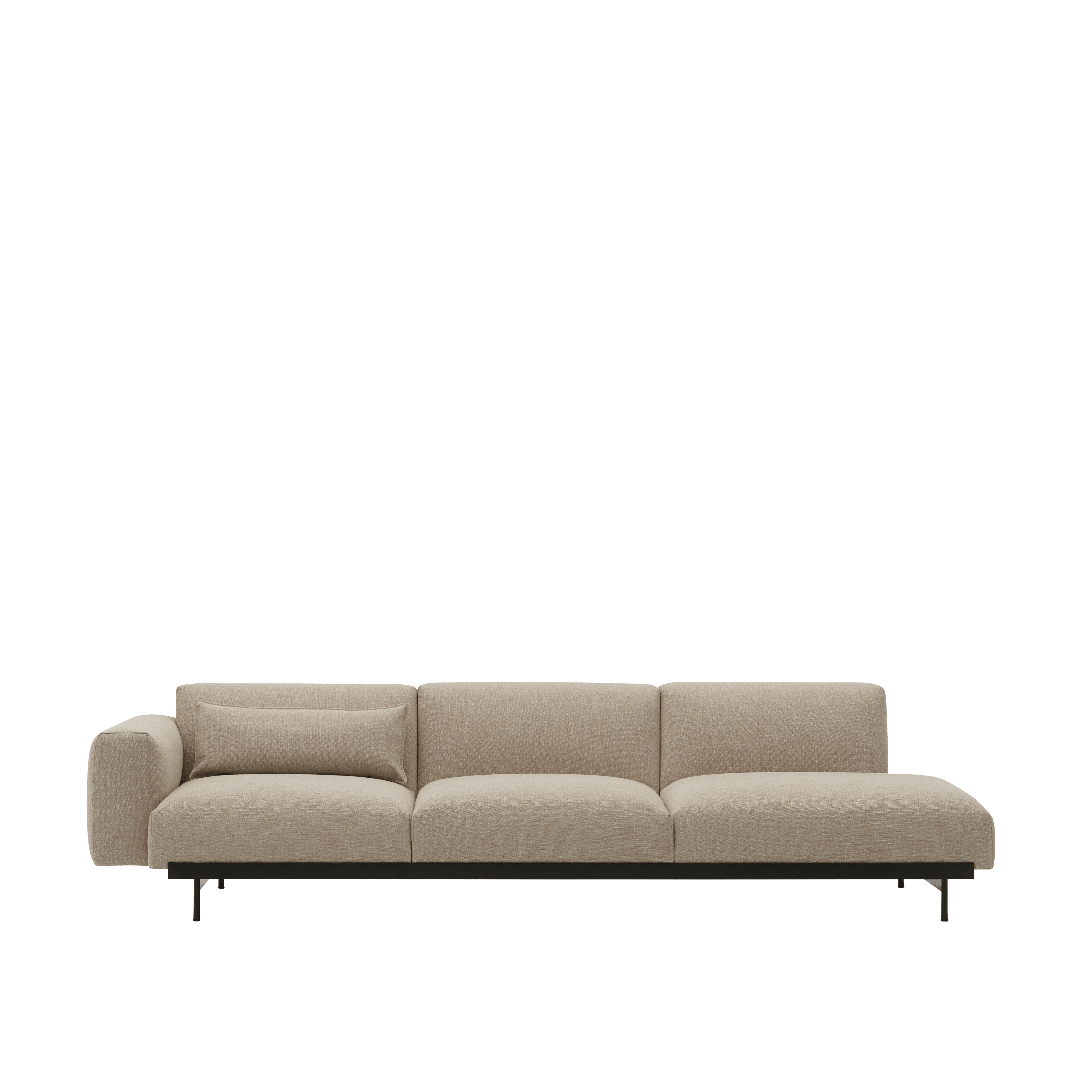 3-Seater Open Right-Facing Sofa IN SITU Upholstered