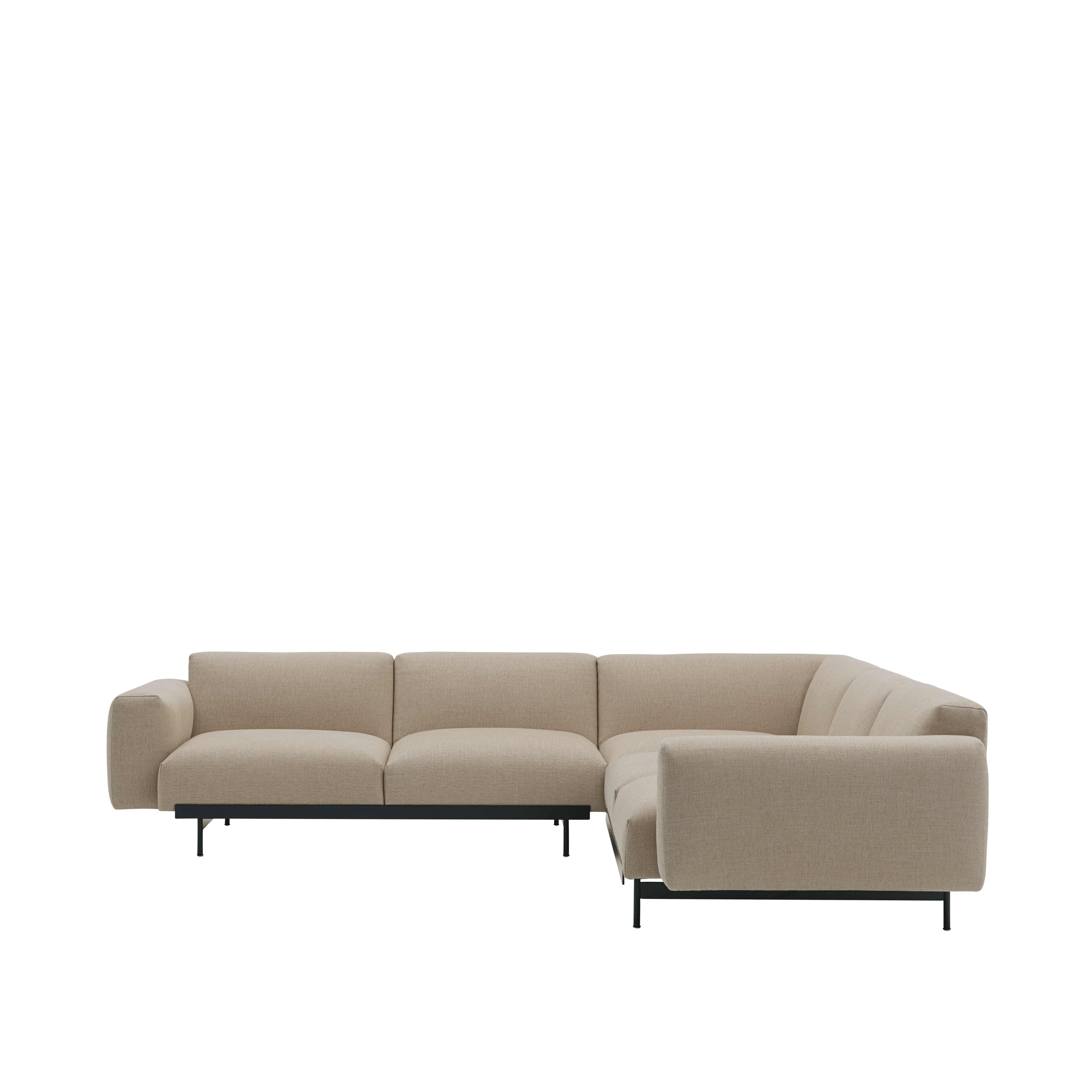 Symmetrical corner sofa IN SITU upholstered