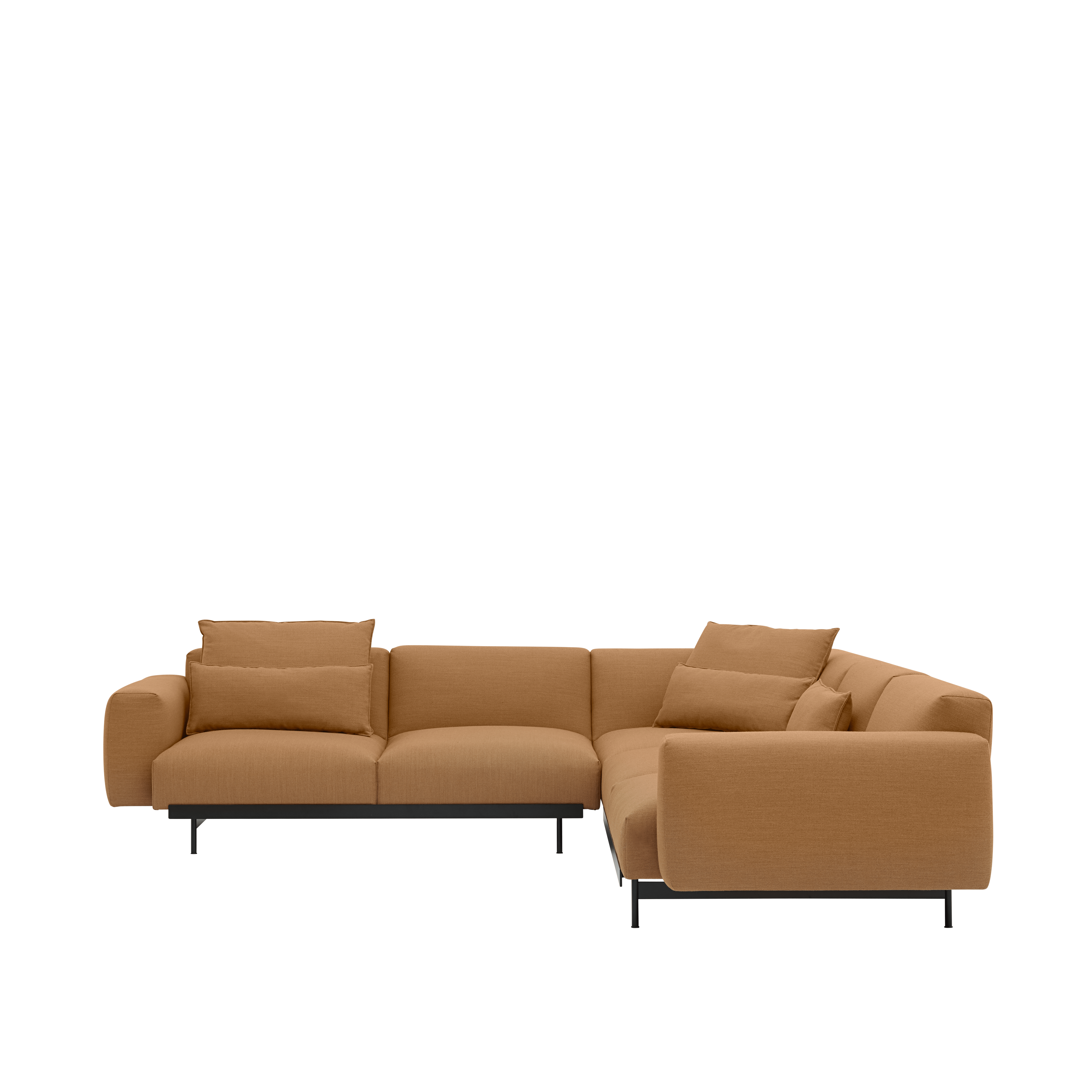 Symmetrical corner sofa IN SITU upholstered