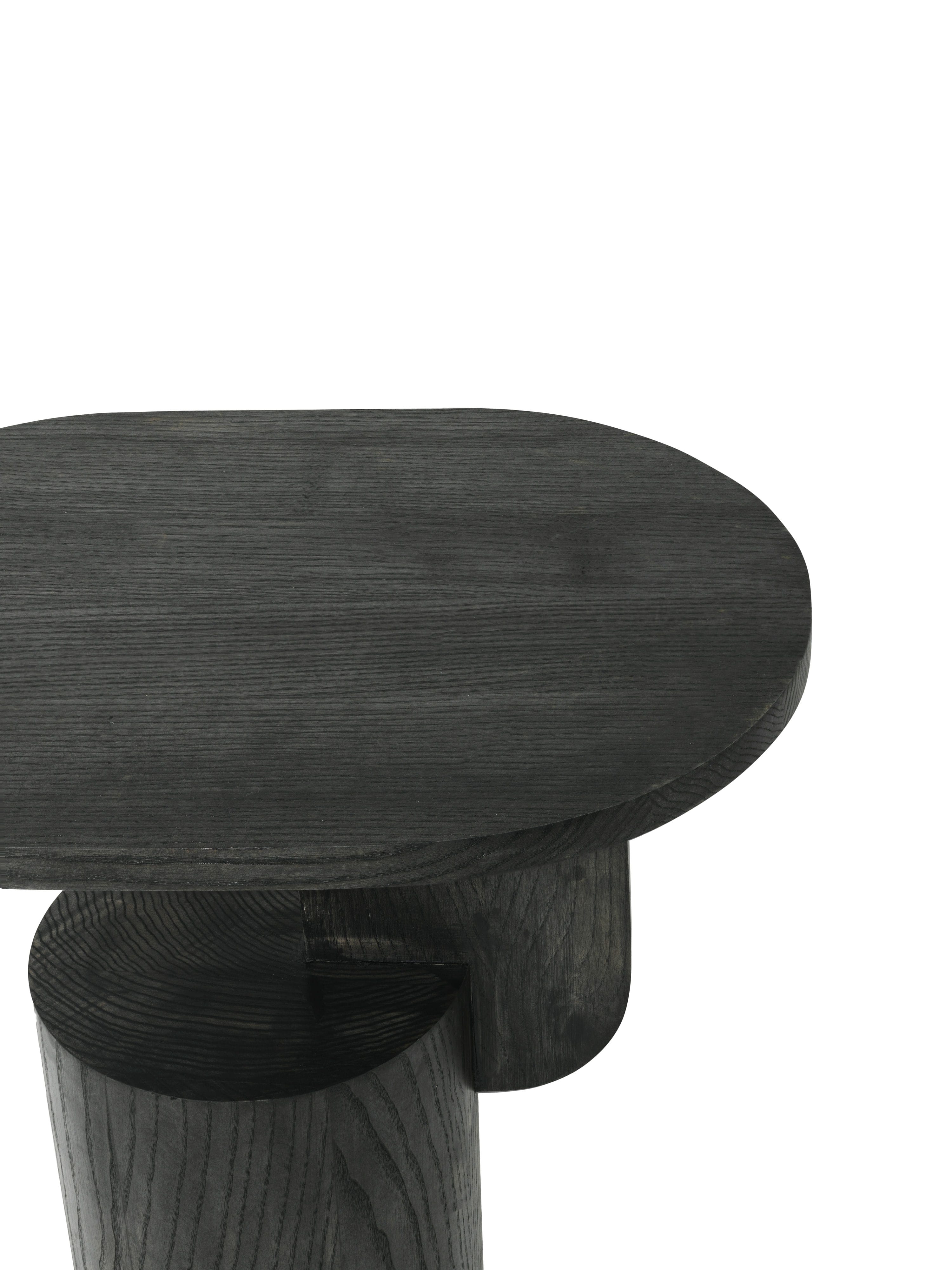 Side table Inspert black ash wood