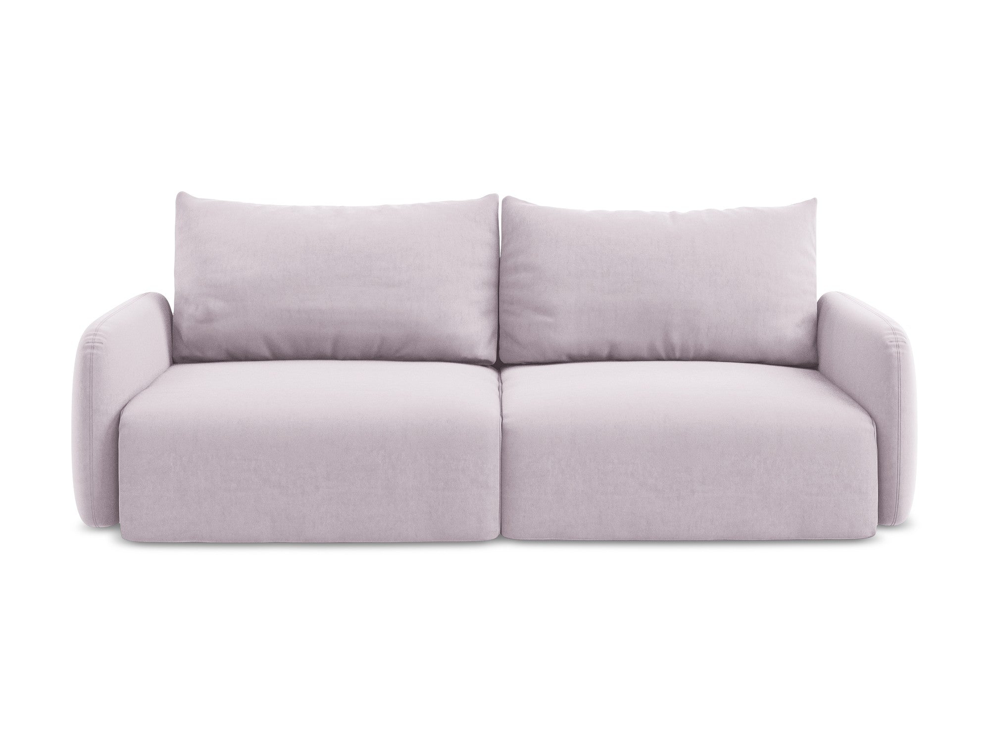 Lavender 3-Seater Velvet Sofa with Sleeping Function KALENA