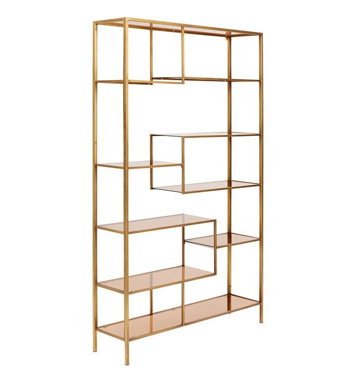 Golden loft shelf