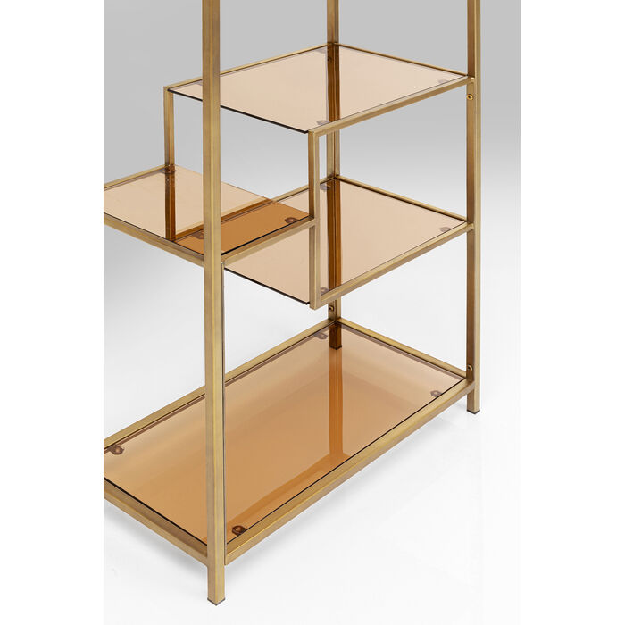 Low golden loft shelf