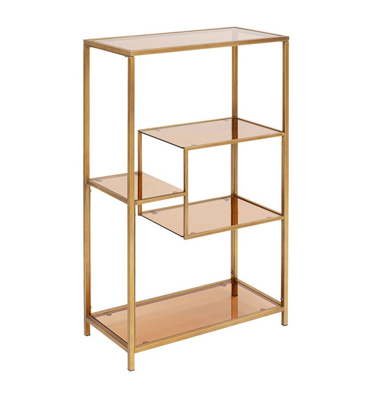 Low golden loft shelf