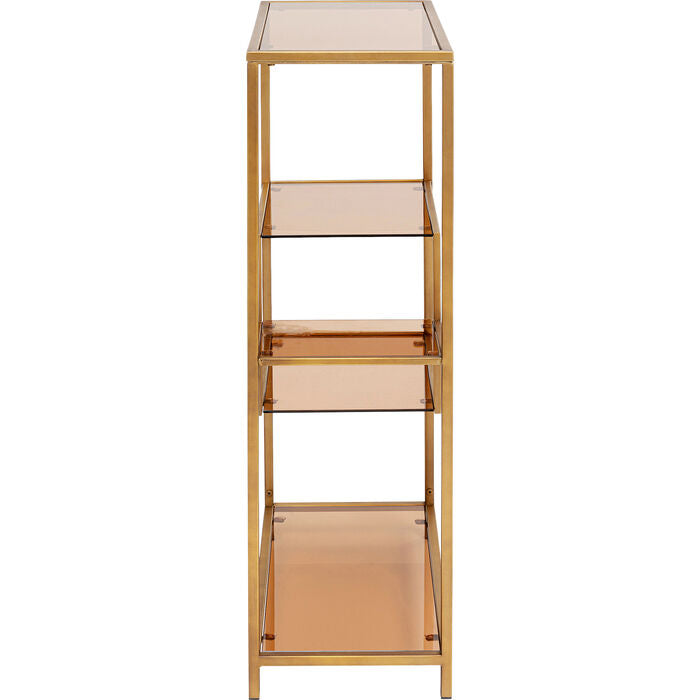 Low golden loft shelf
