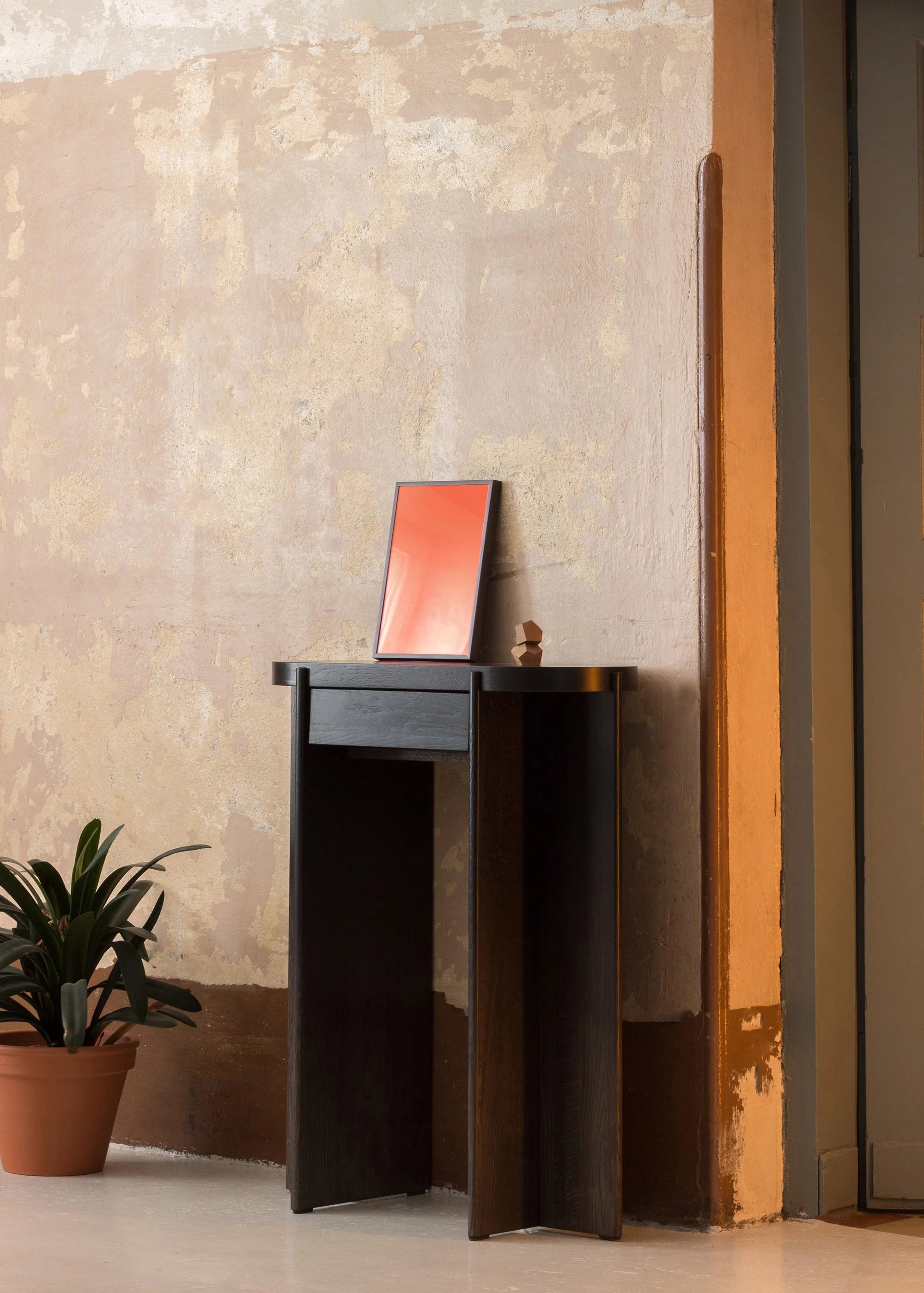 KIRU Console Green Oak Wood