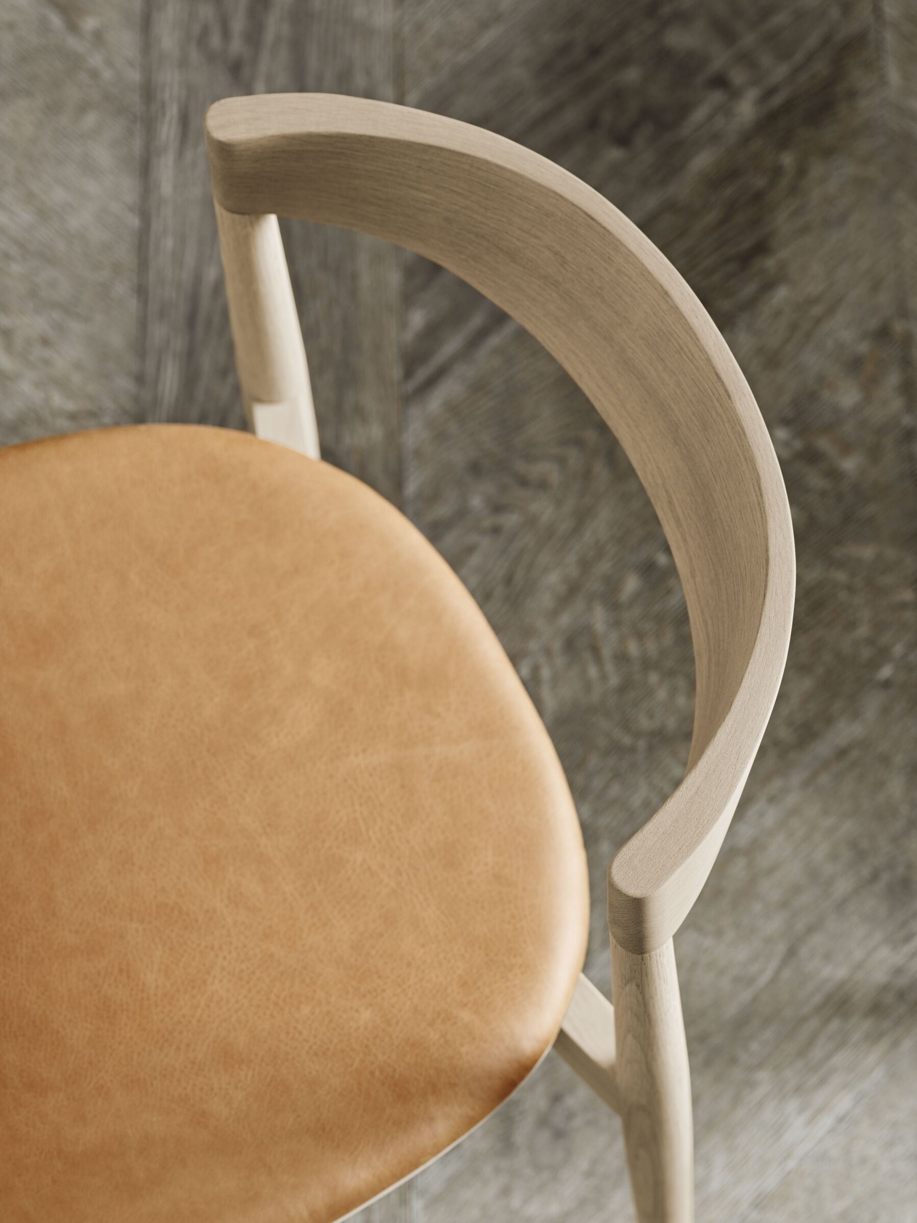 Kite upholstered chair with a gray base