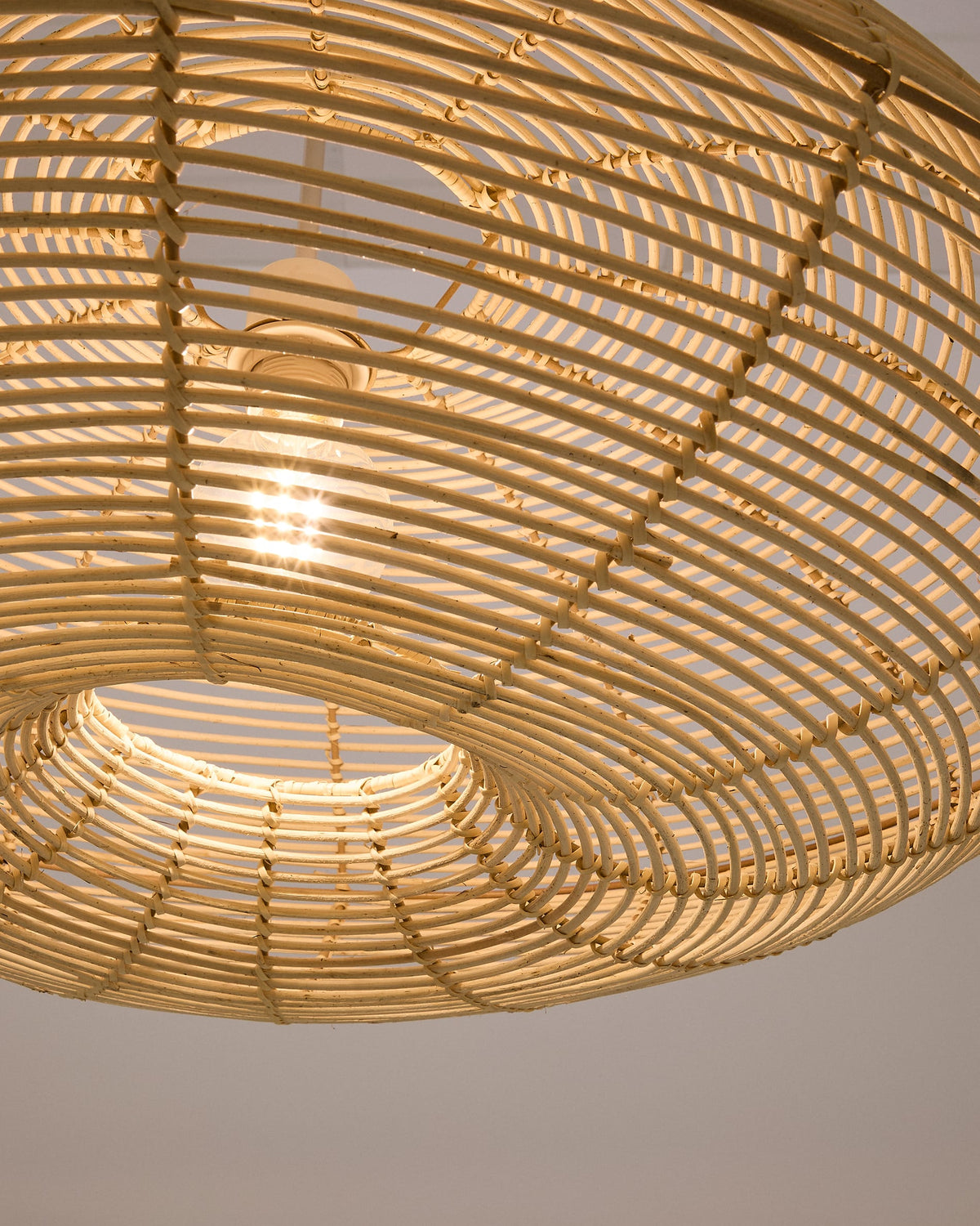 Abażur FLARO naturalny rattan – ujęcie 3