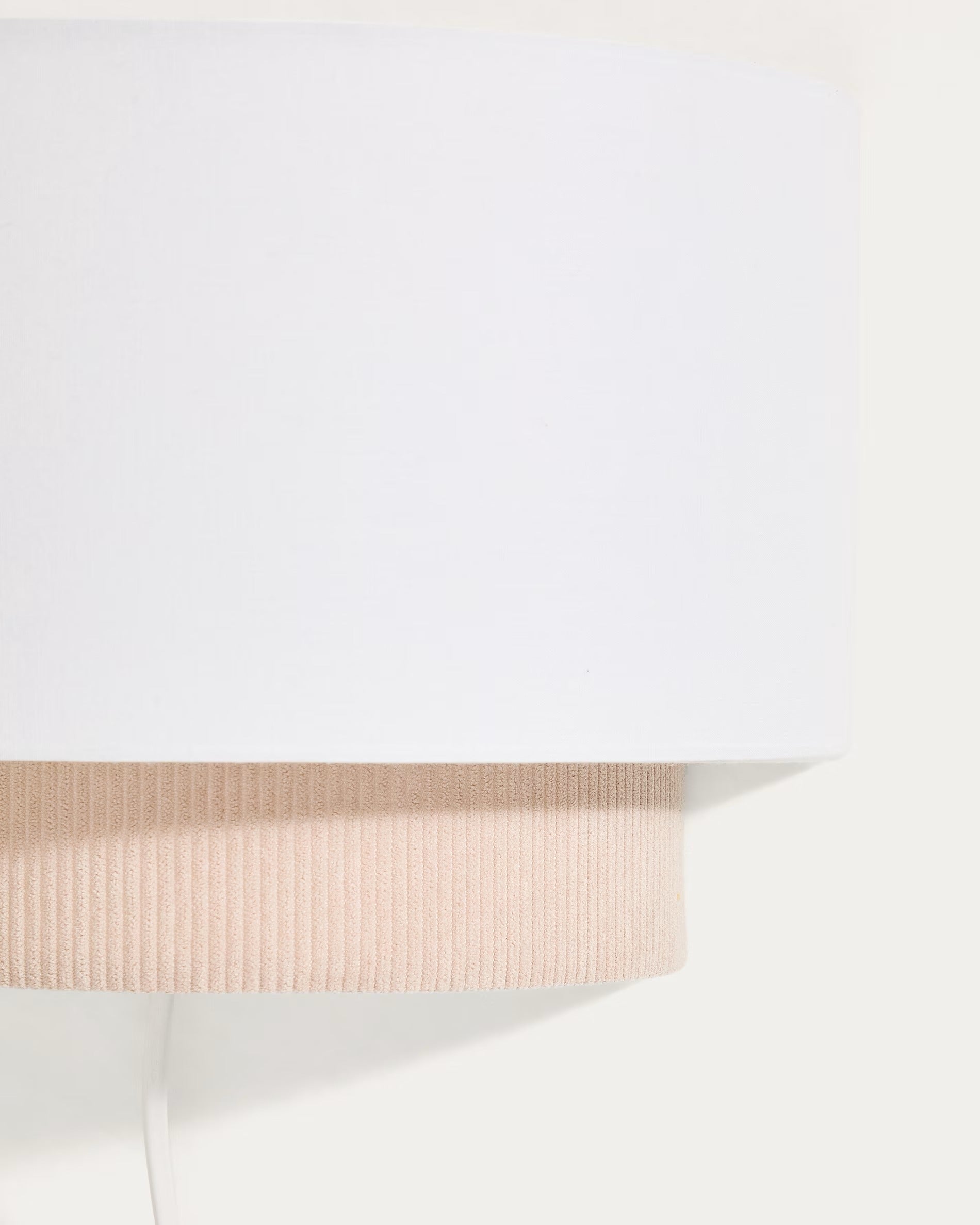 BIANELLA beige wall lamp with white