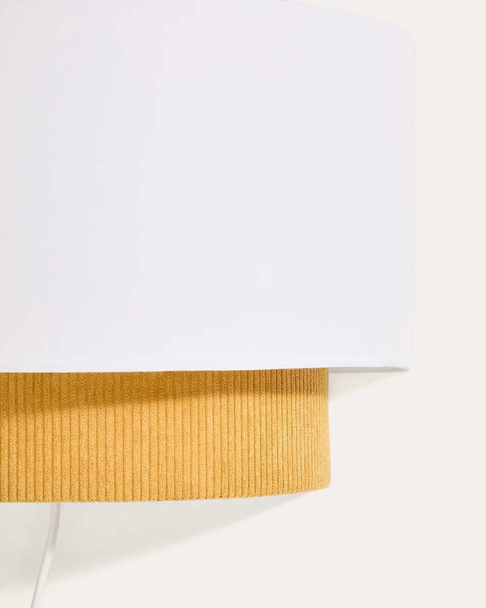 BIANELLA mustard wall lamp with white