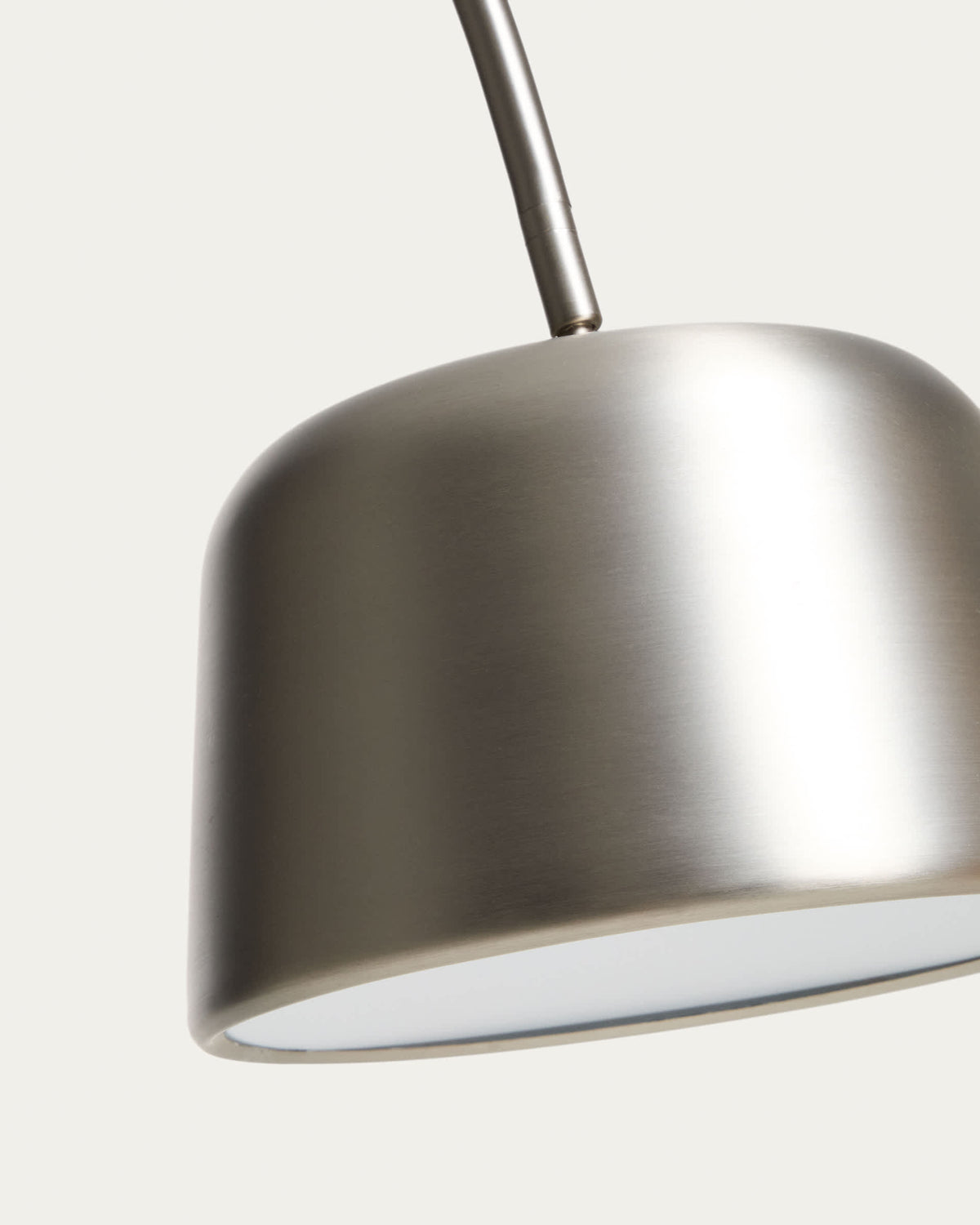 Lampa podłogowa ARNOLIA szczotkowana stal i biały marmur – ujęcie 4