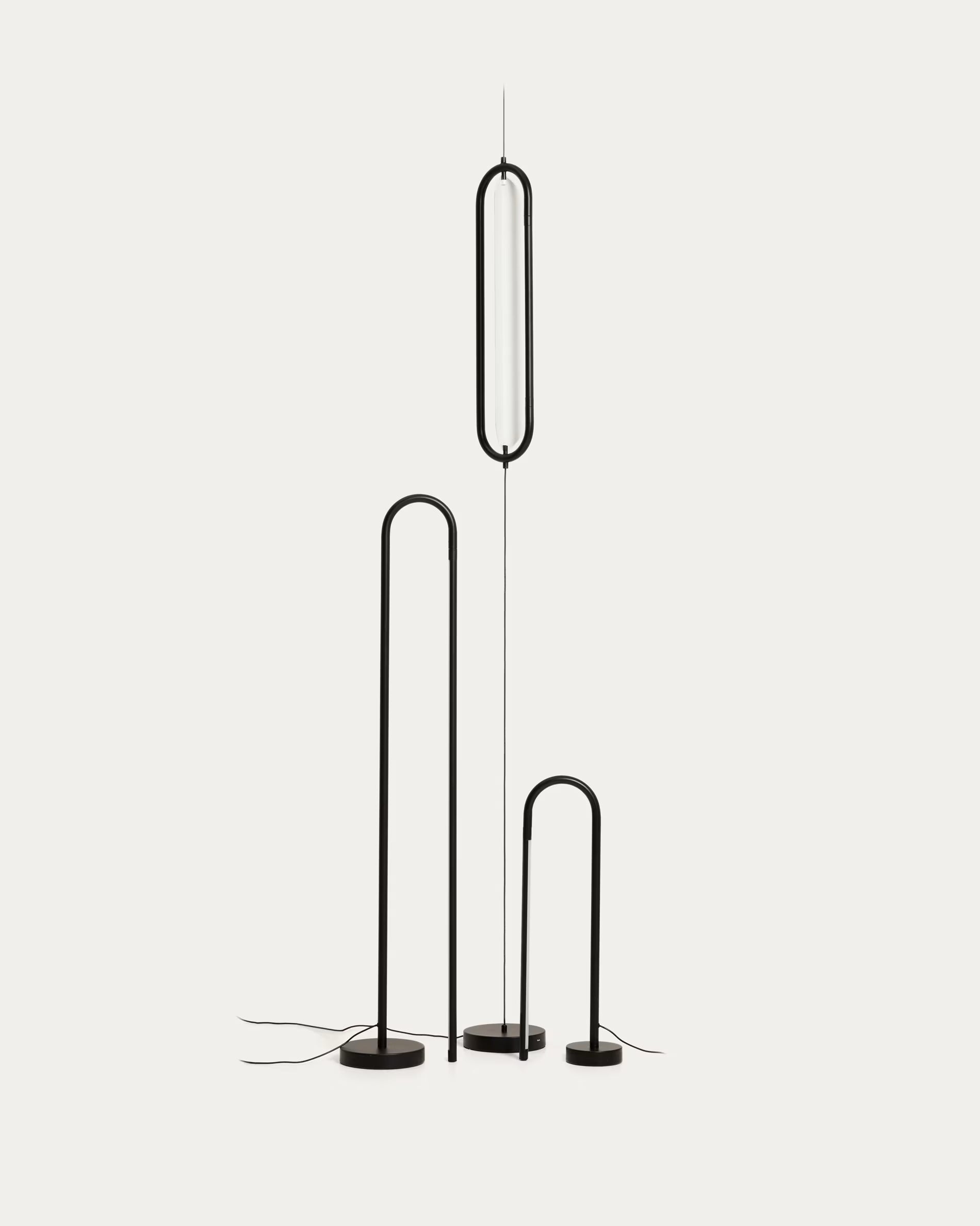 BOW black table lamp [Amelia]