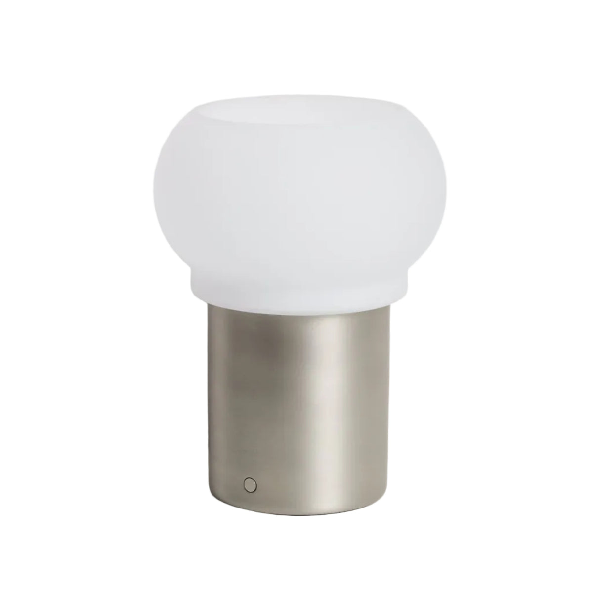 Lampa stołowa przenośna LED LERUNA biały matowe szkło – Kave Home