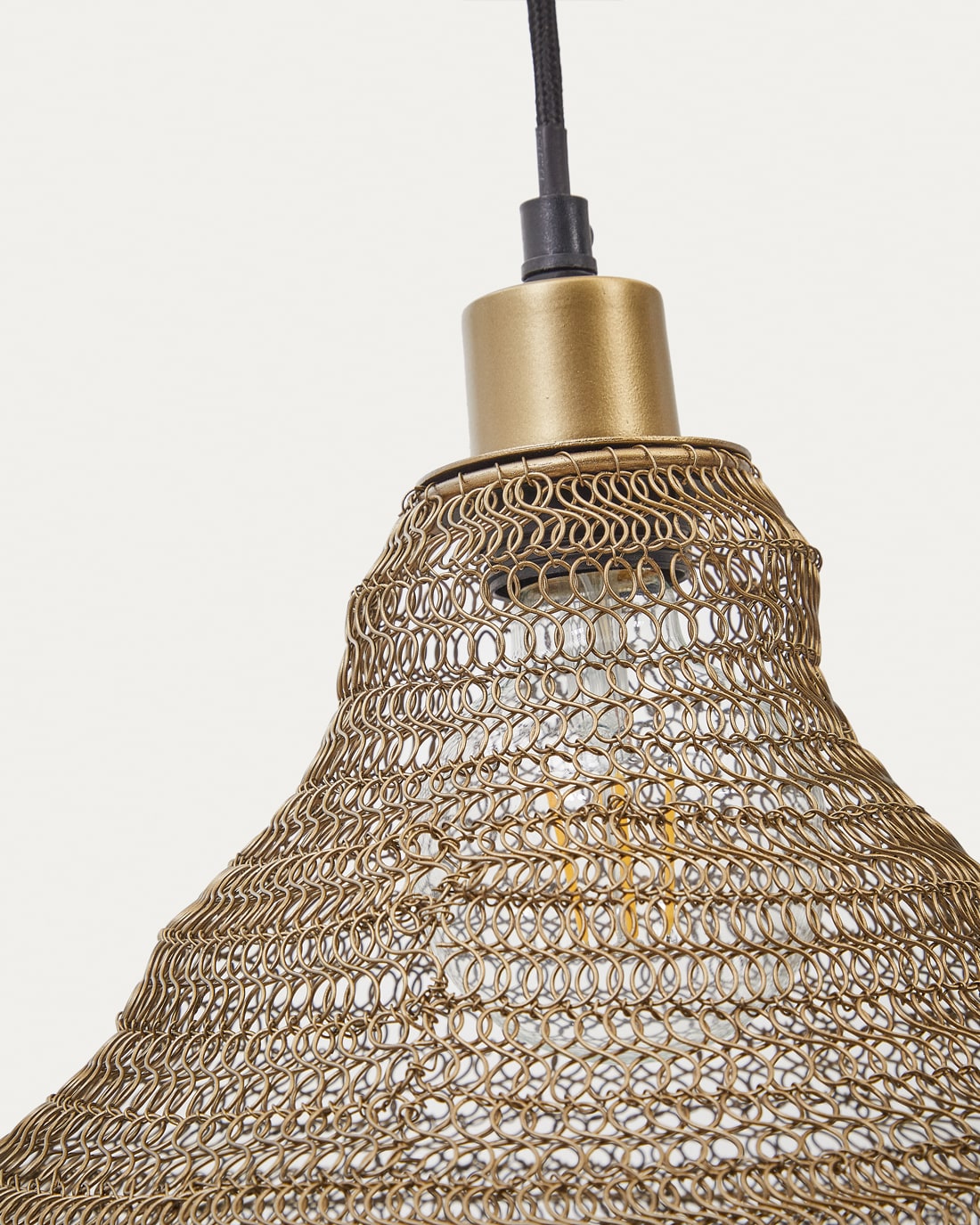 Lampa sufitowa SARRACO złoty metal – ujęcie 9