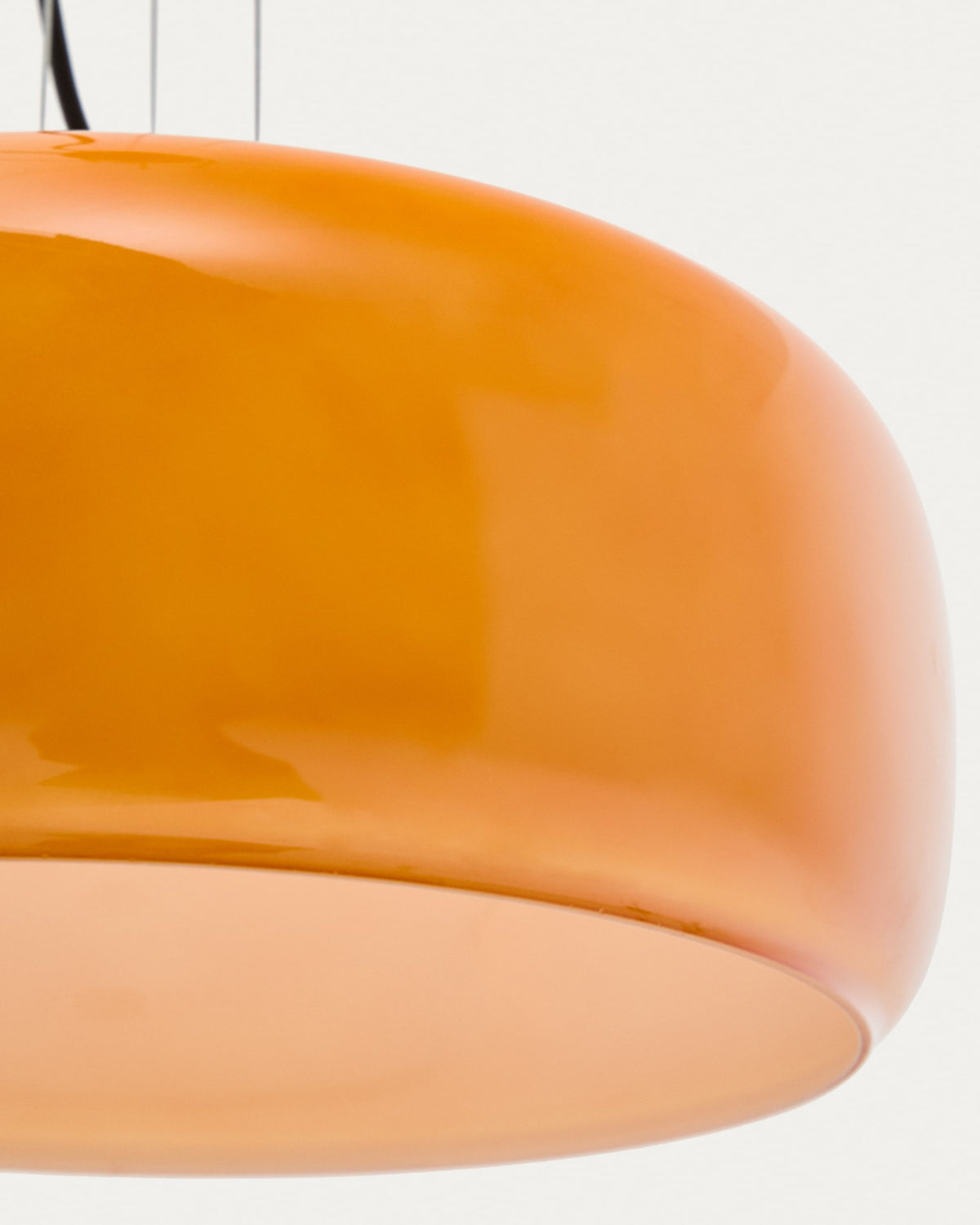 Lampa wisząca REIG pomarańczowe szkło – ujęcie 4