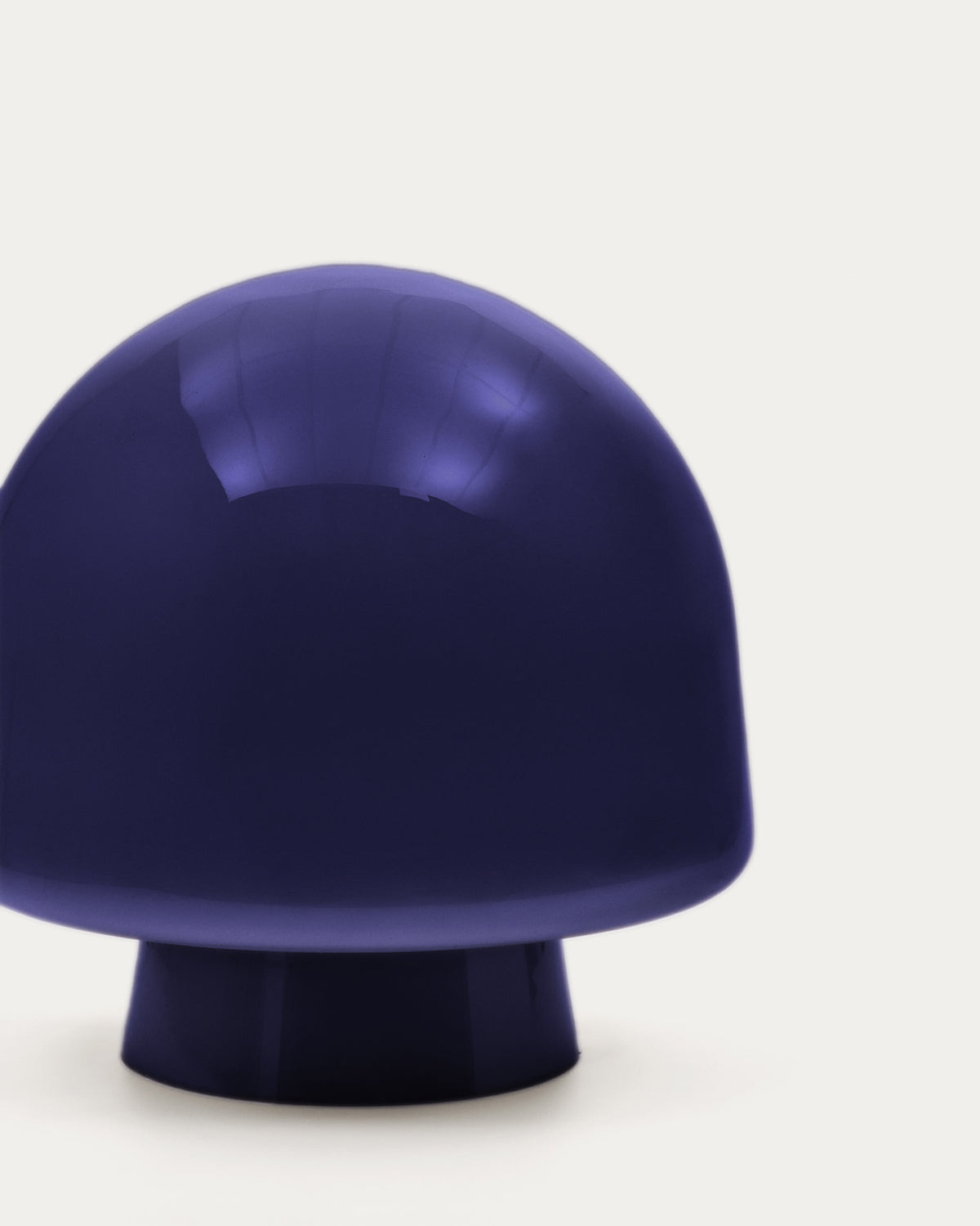 Lampa stołowa REIG niebieskie szkło – ujęcie 5