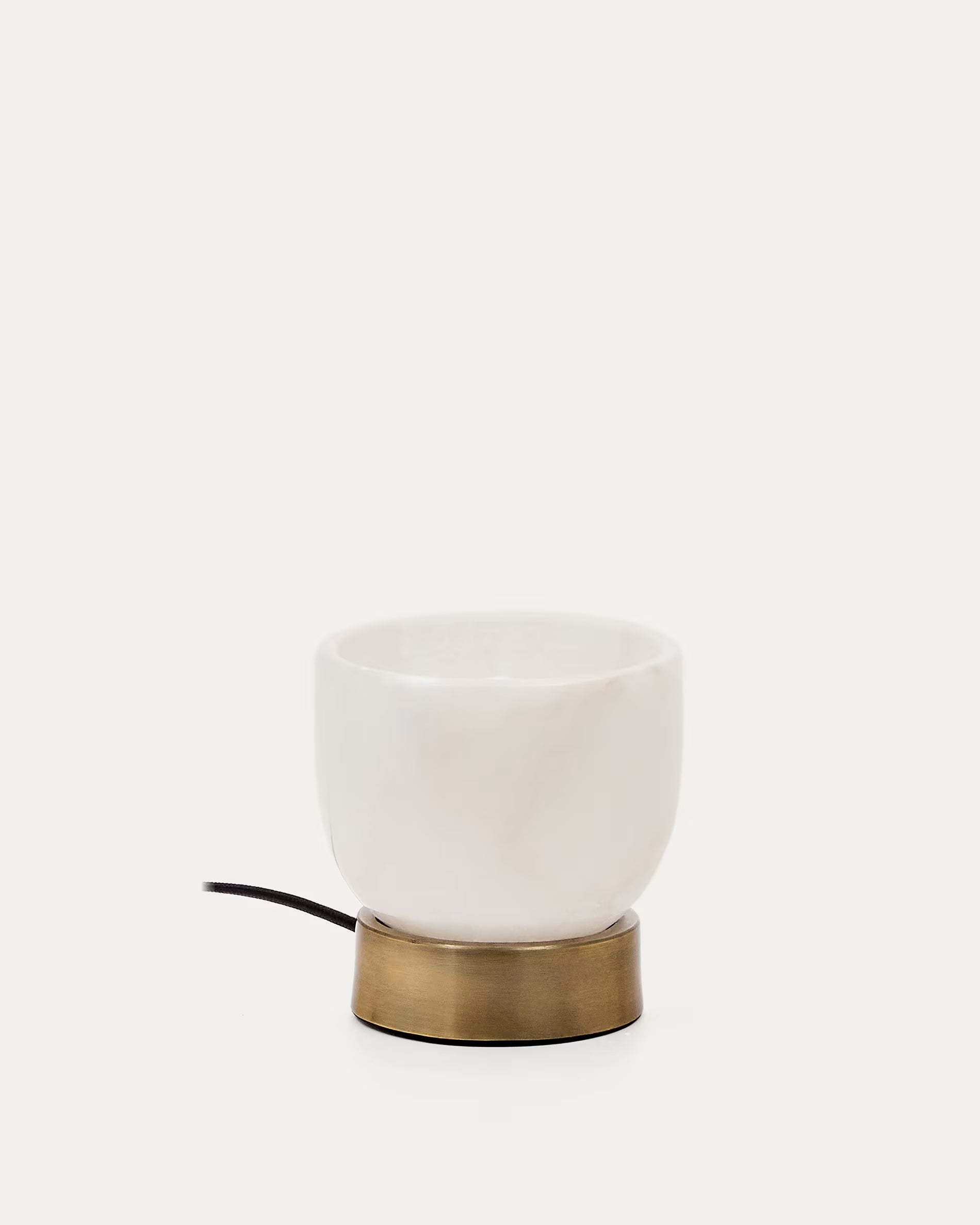 Tischlampe SHENLI Alabaster und Messing
