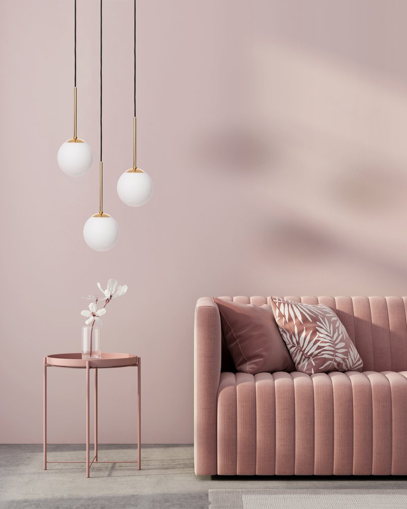 Three-point pendant lamp LAMIA chrome