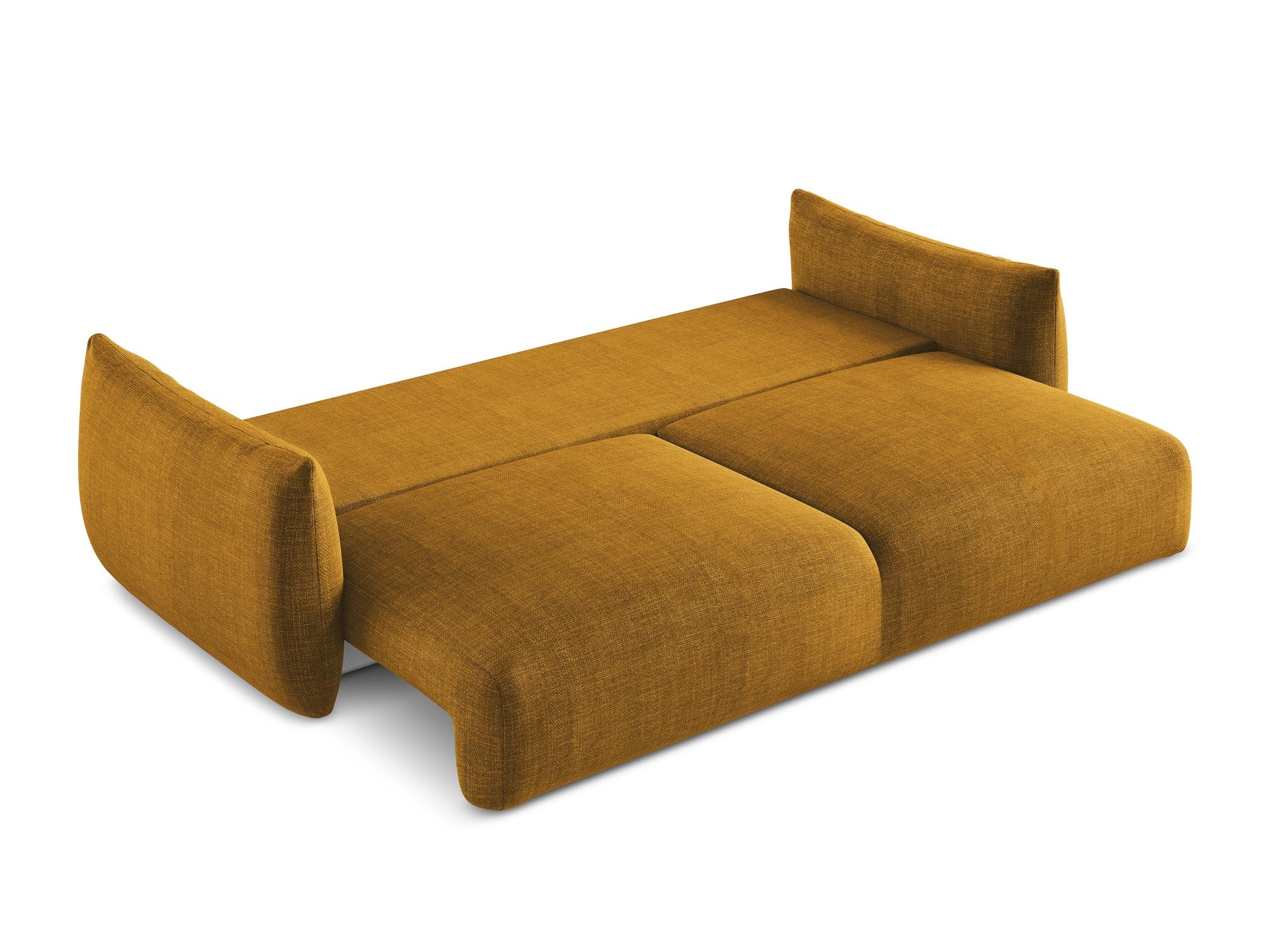 3-Seater Sofa with Sleeping Function LEILA Mustard