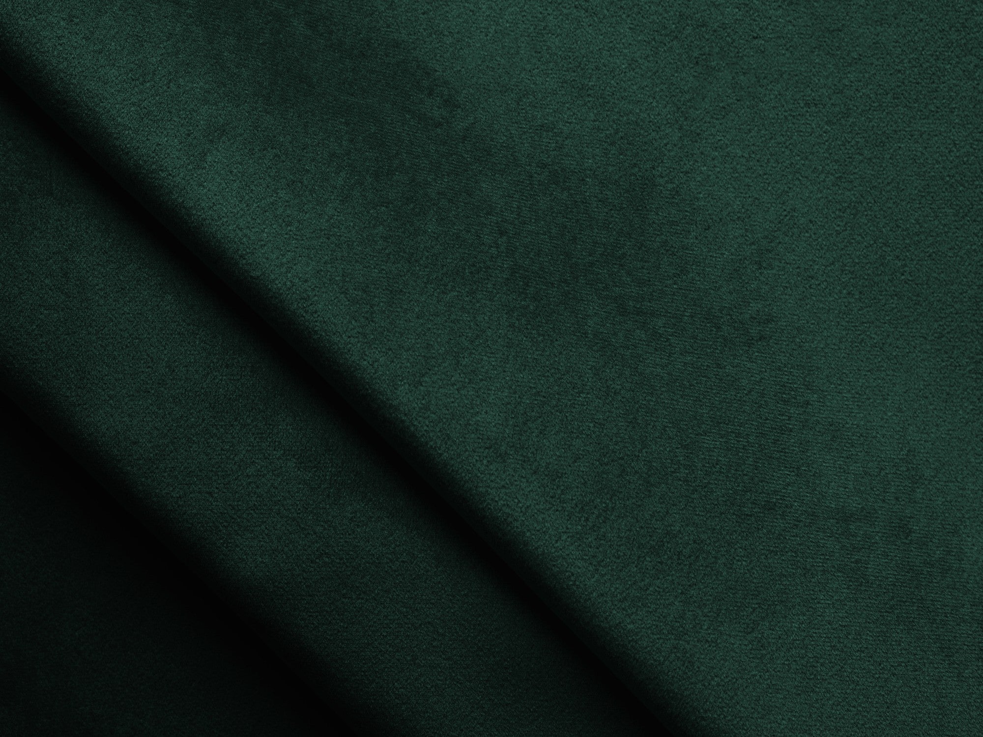 Modular Velvet Sofa for 2 People in Bottle Green LOKUA