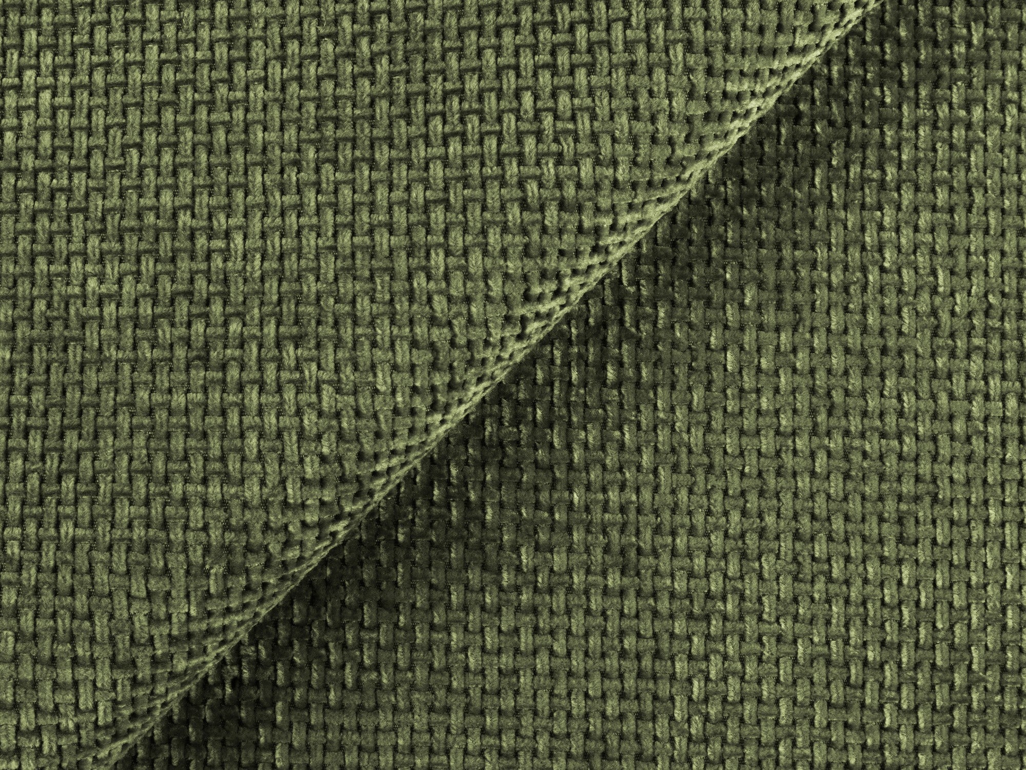 Modular 2-Seater Sofa LOKUA Green Chenille
