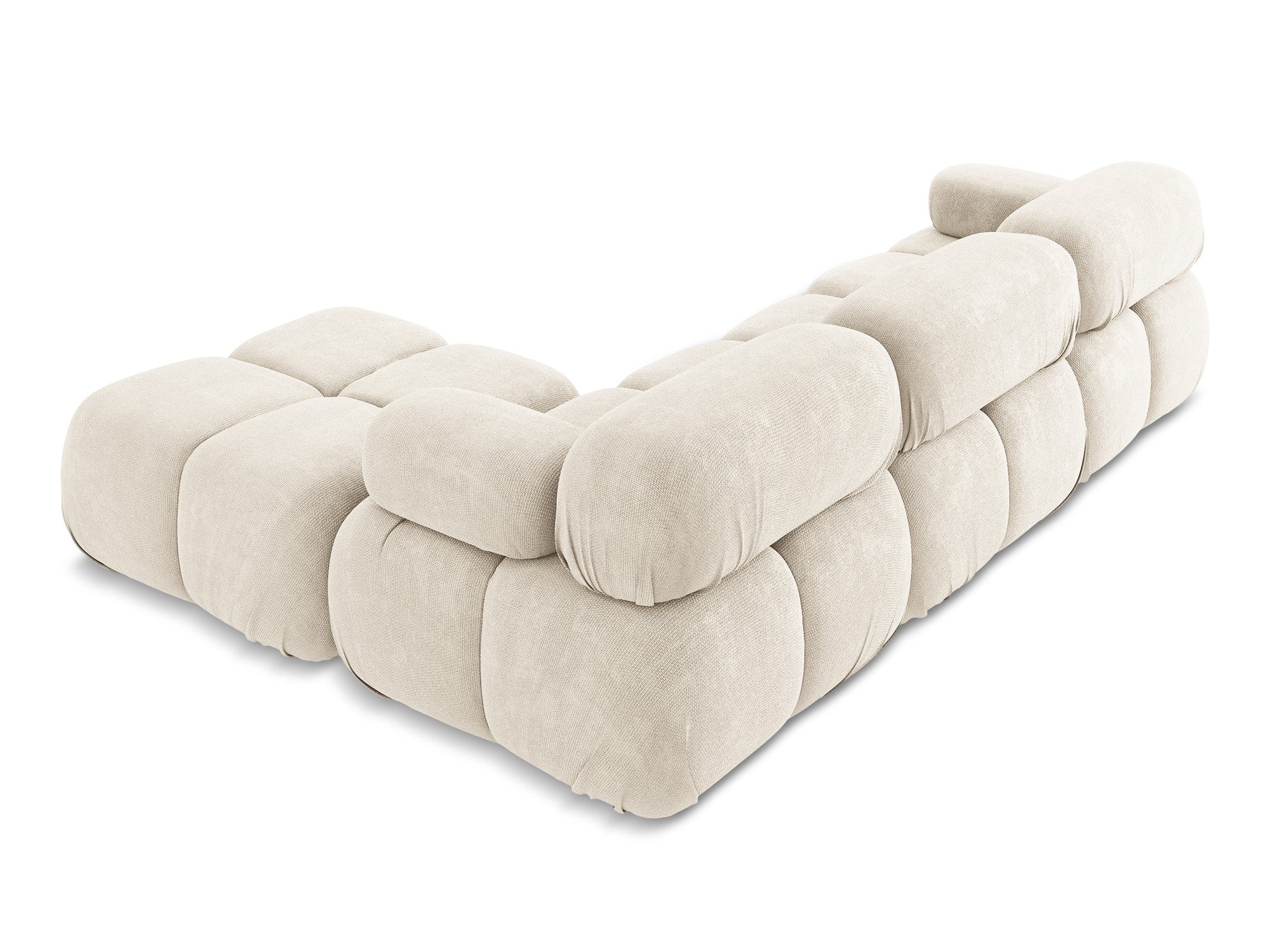 Universal modular corner sofa LOKUA light beige chenille