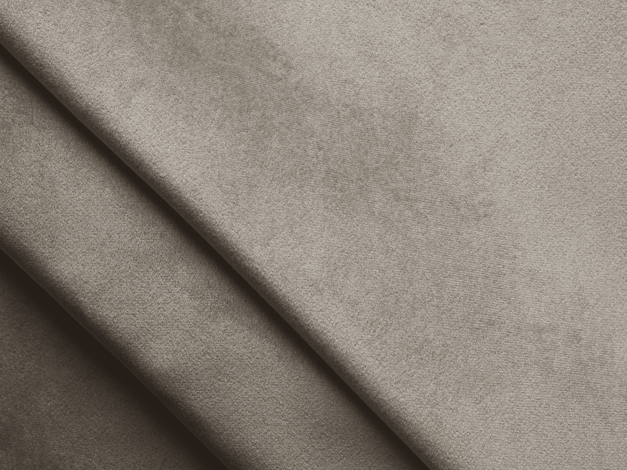 Left-sided velvet modular corner sofa LOKUA taupe
