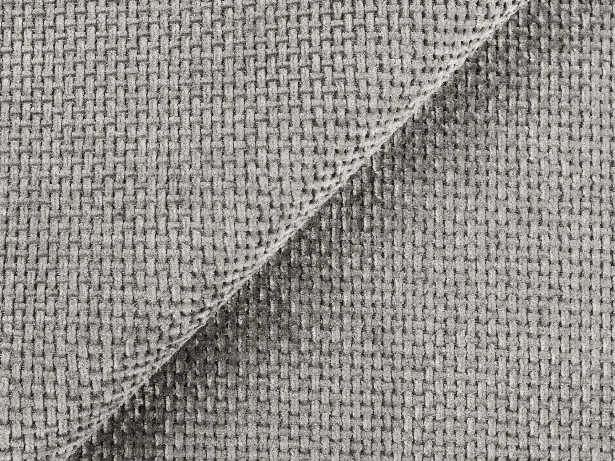 Pouf / module LOKUA light gray chenille