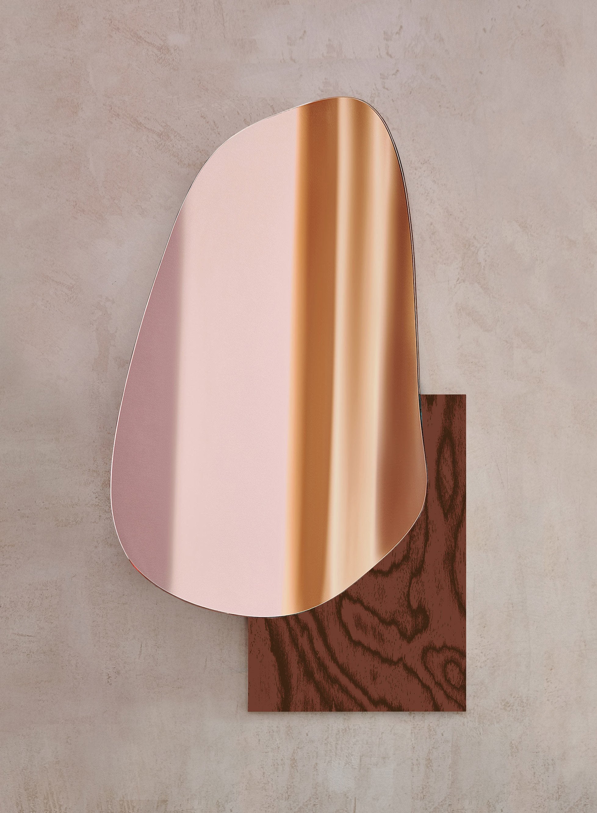 LUSTRO LAKE 3 ALPS gray wooden veneer
