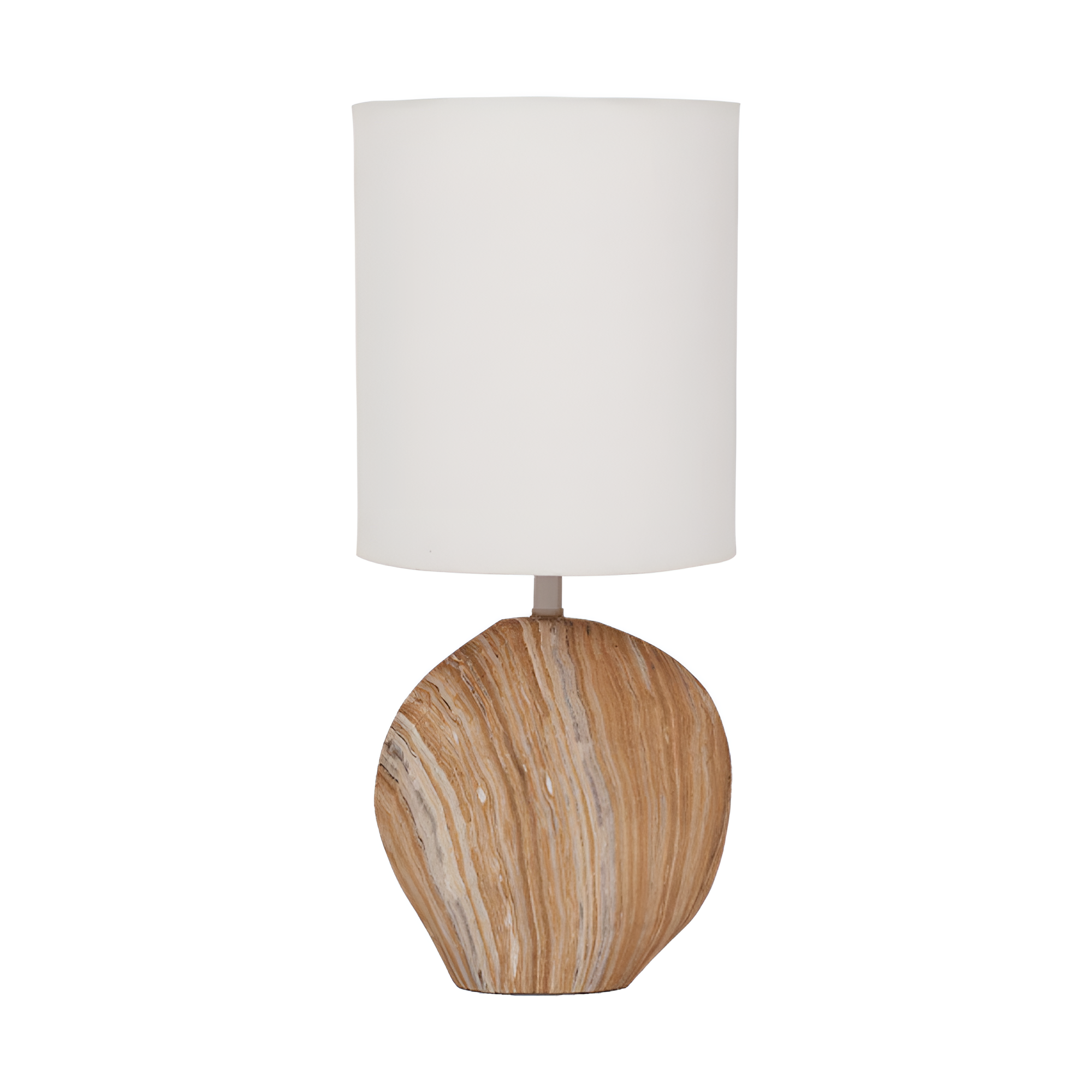 Lampa stołowa VITA dolomit z bawełnianym abażurem