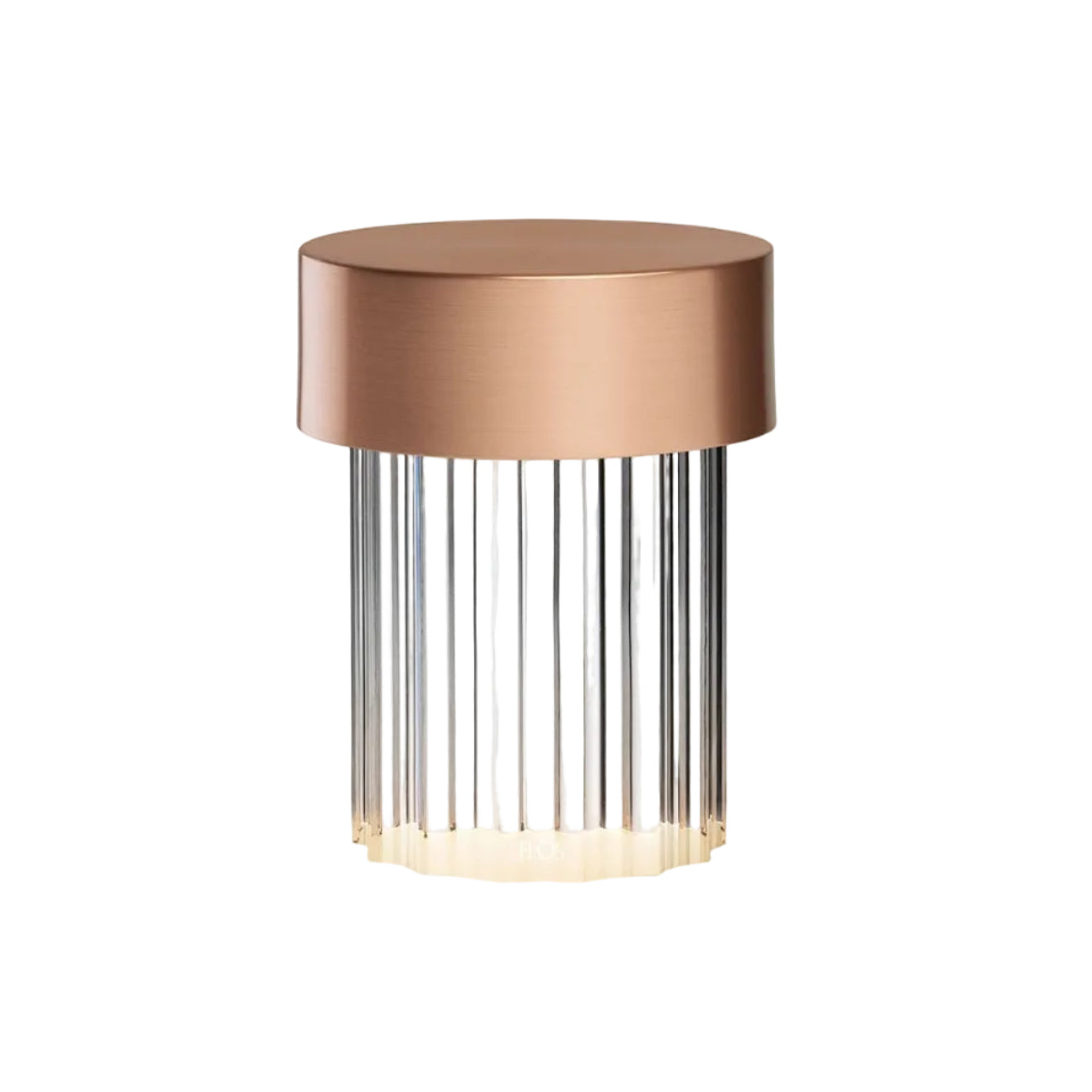 LAST ORDER FLUTED Portable Lamp Copper