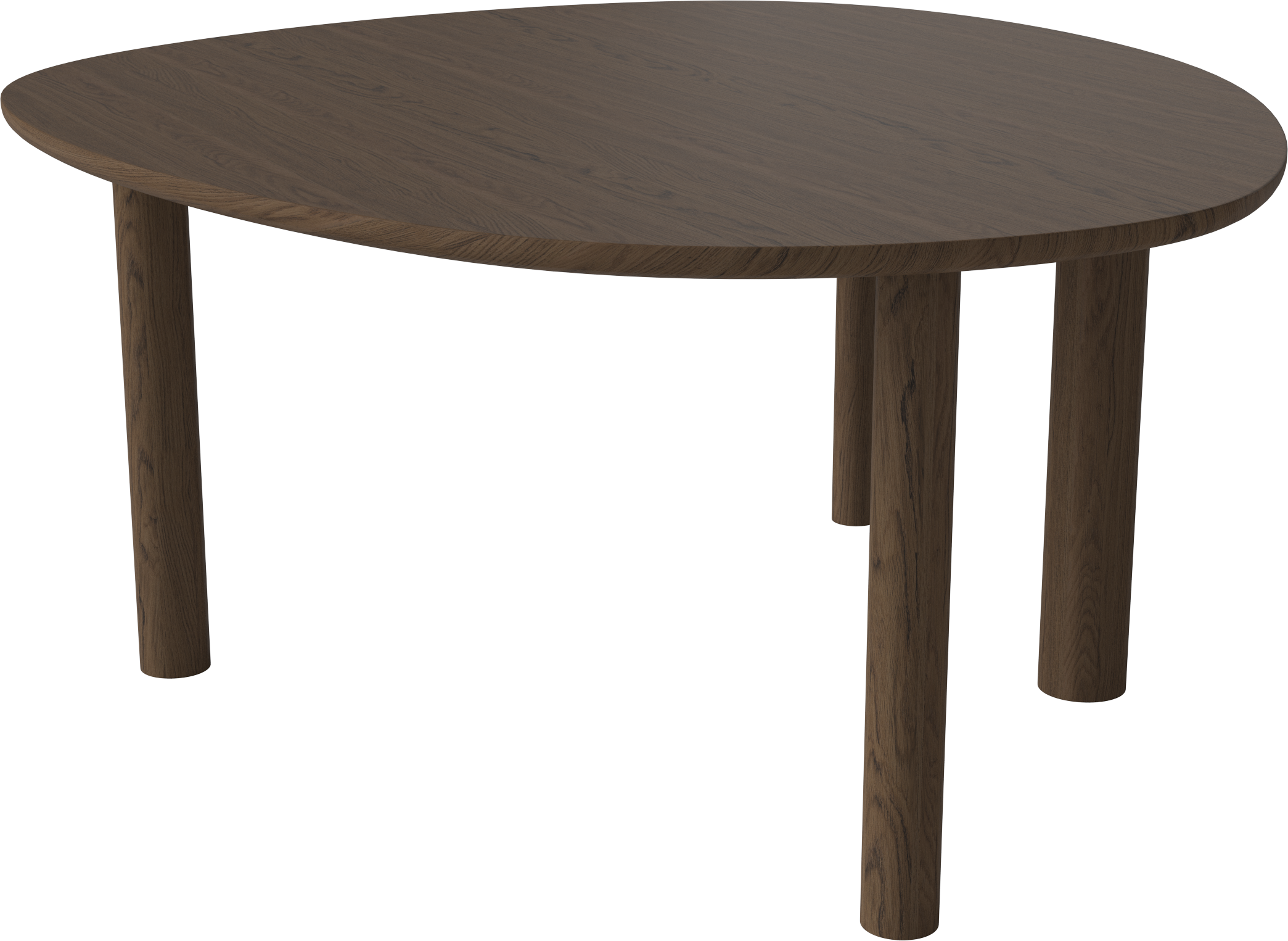 Latek table dark oak wood