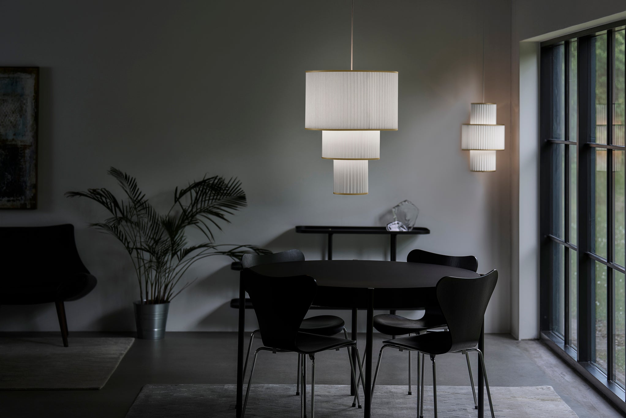 Hanging Lamp MODEL 112 PLIVELLO white with gold