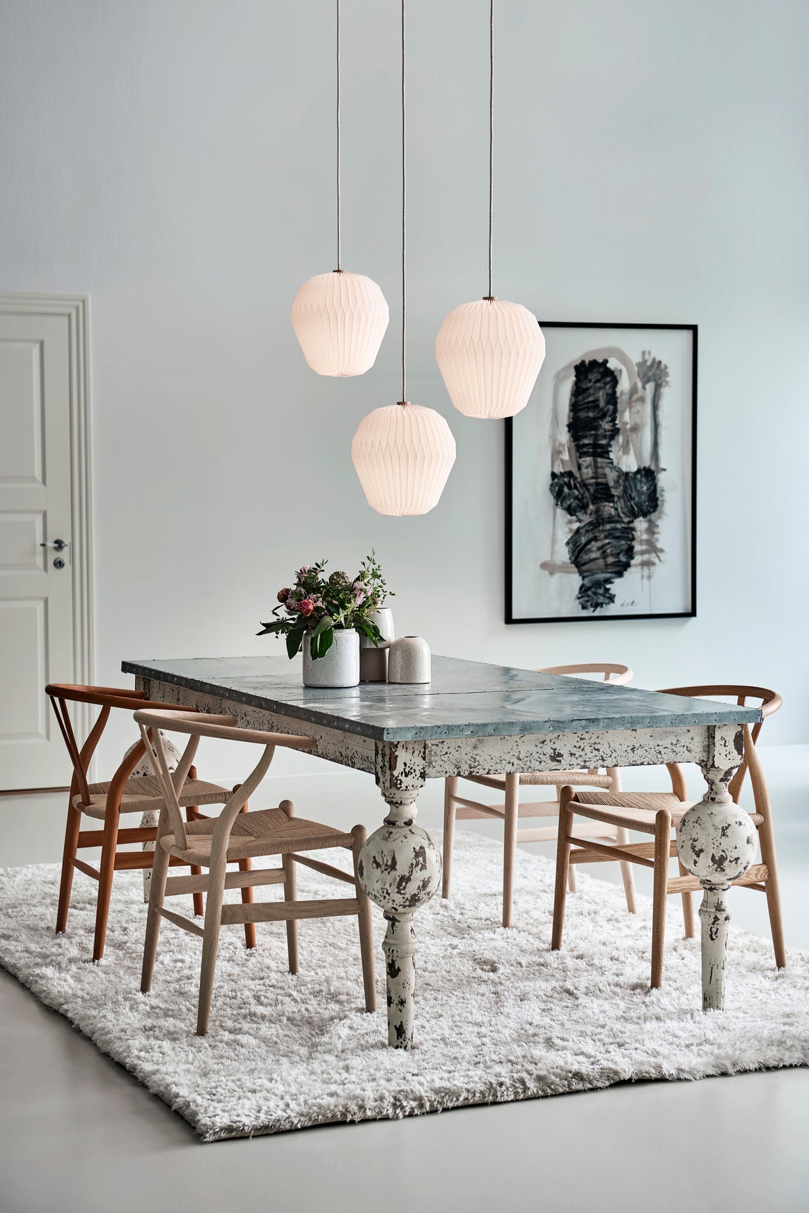Hanging Lamp MODEL 130 BOUQUET 1 white
