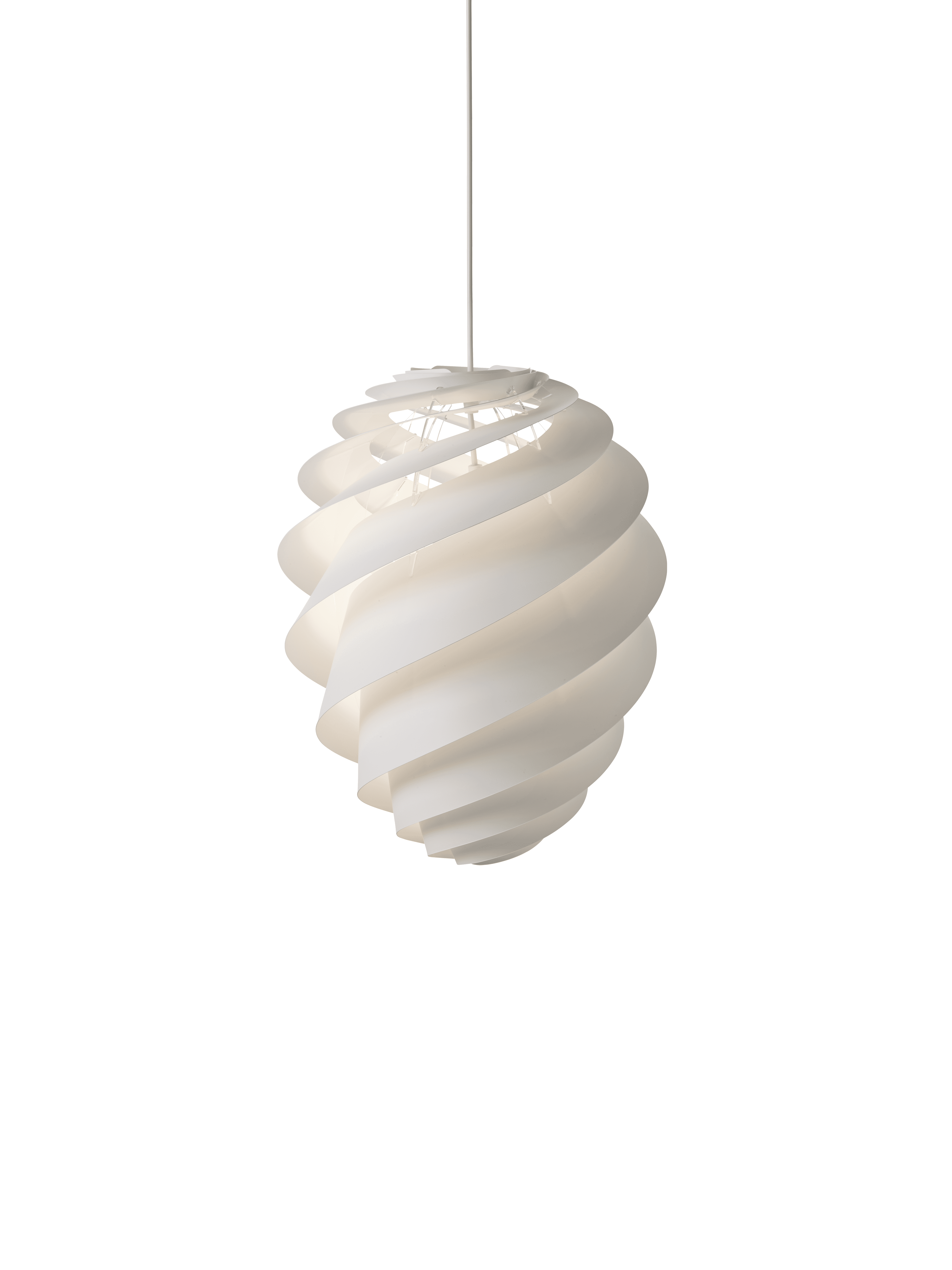 Hanging Lamp MODEL 1312 SWIRL 2 white