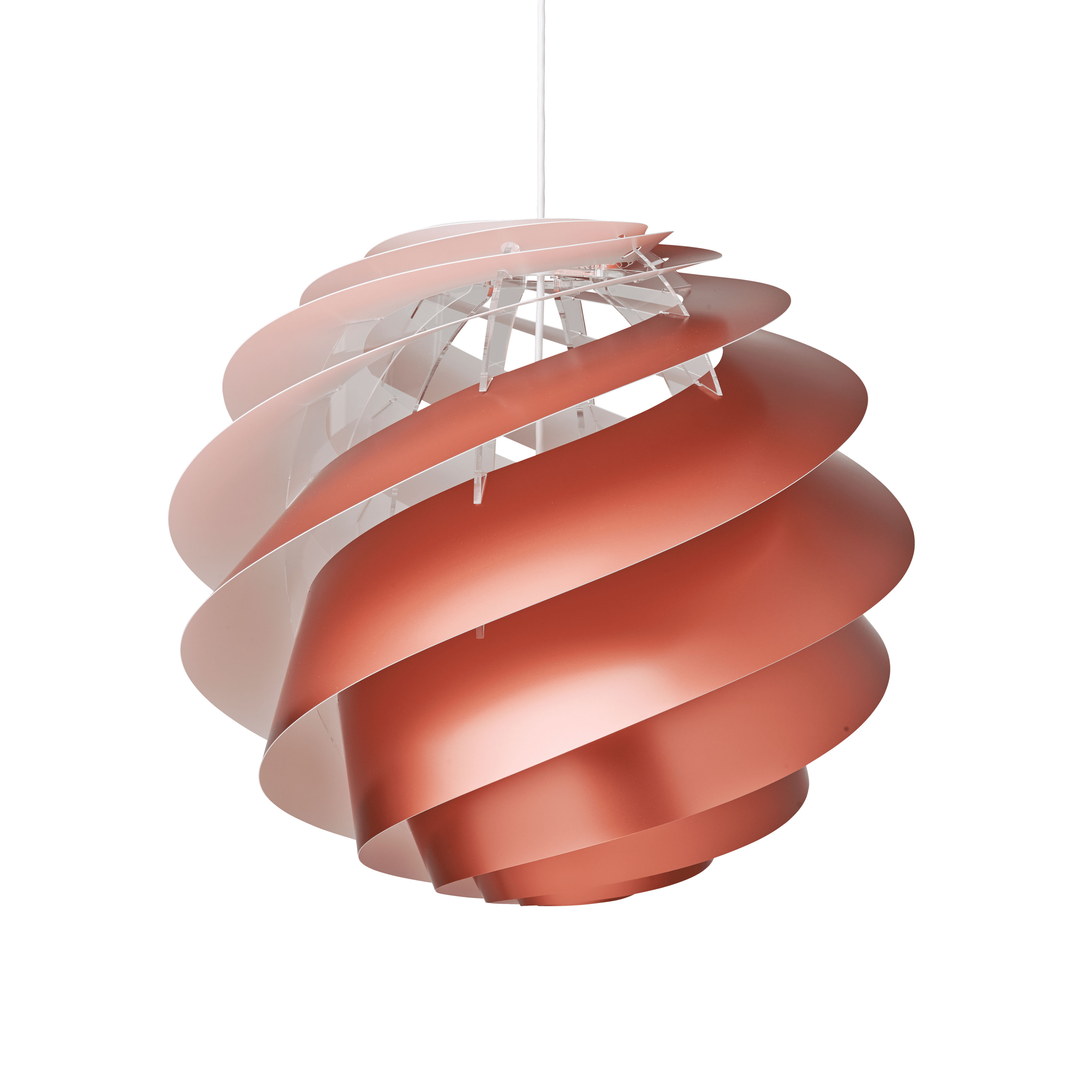 Hanging Lamp MODEL 1313 SWIRL 3 Copper