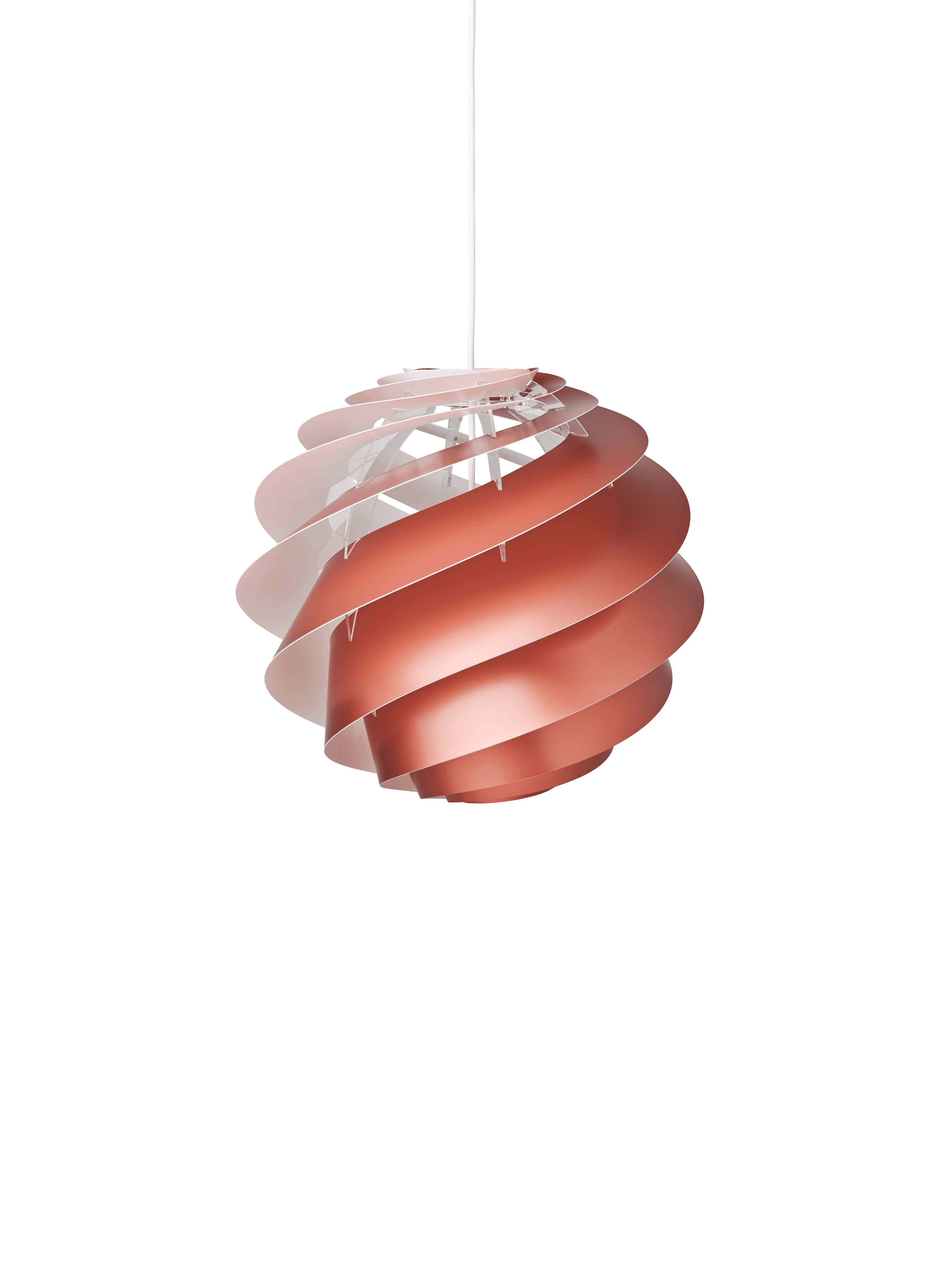 Hanging Lamp MODEL 1313 SWIRL 3 Copper